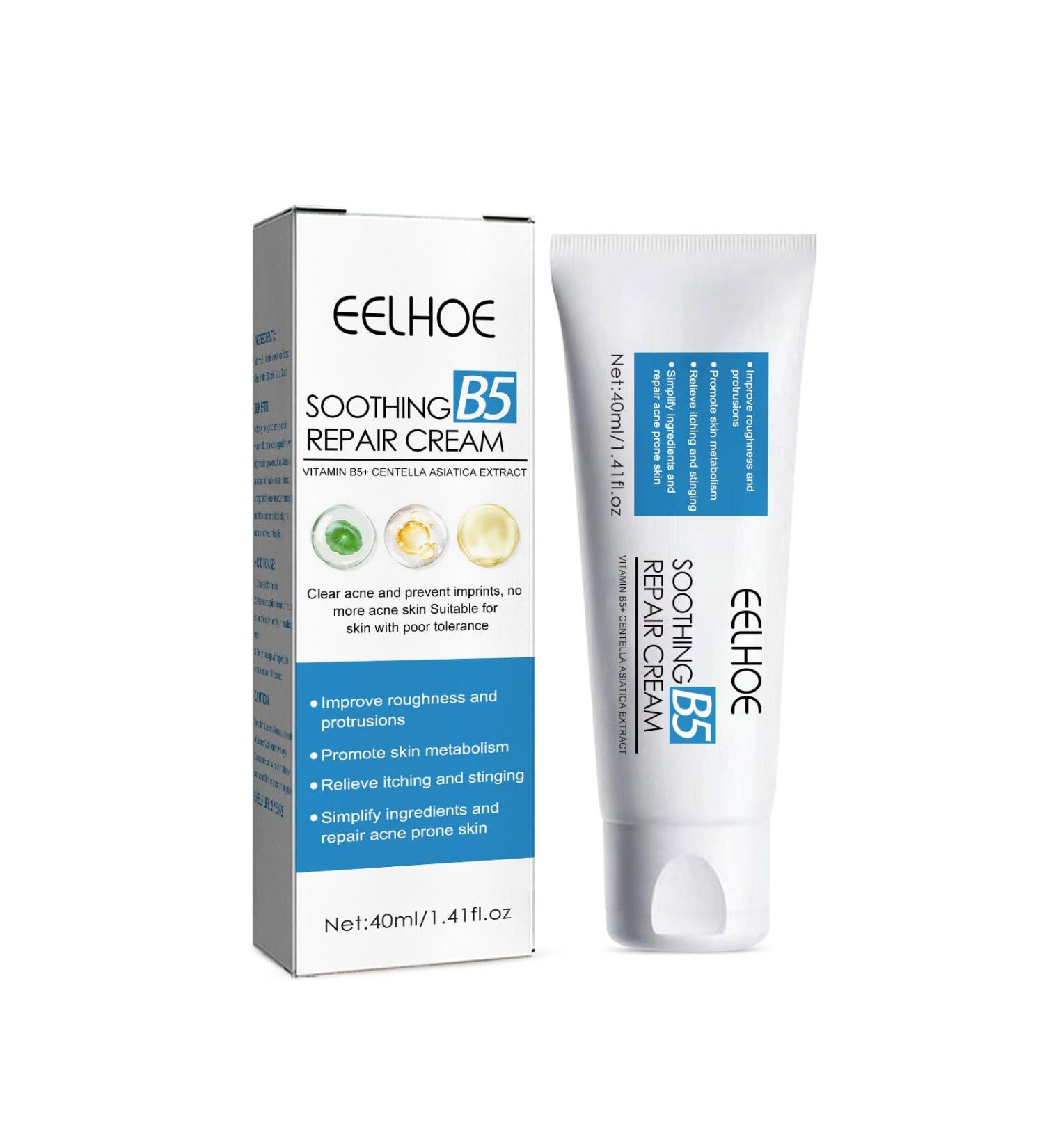 Repairing Face Cream Smoothing Day Cream Anti-Redness Moisturising Cream Firming Face Cream for Sensitive Skin Vitamin B5 Cream Against Acne Brightening & Skin Repair - Buy Online on SooperMarket.com
