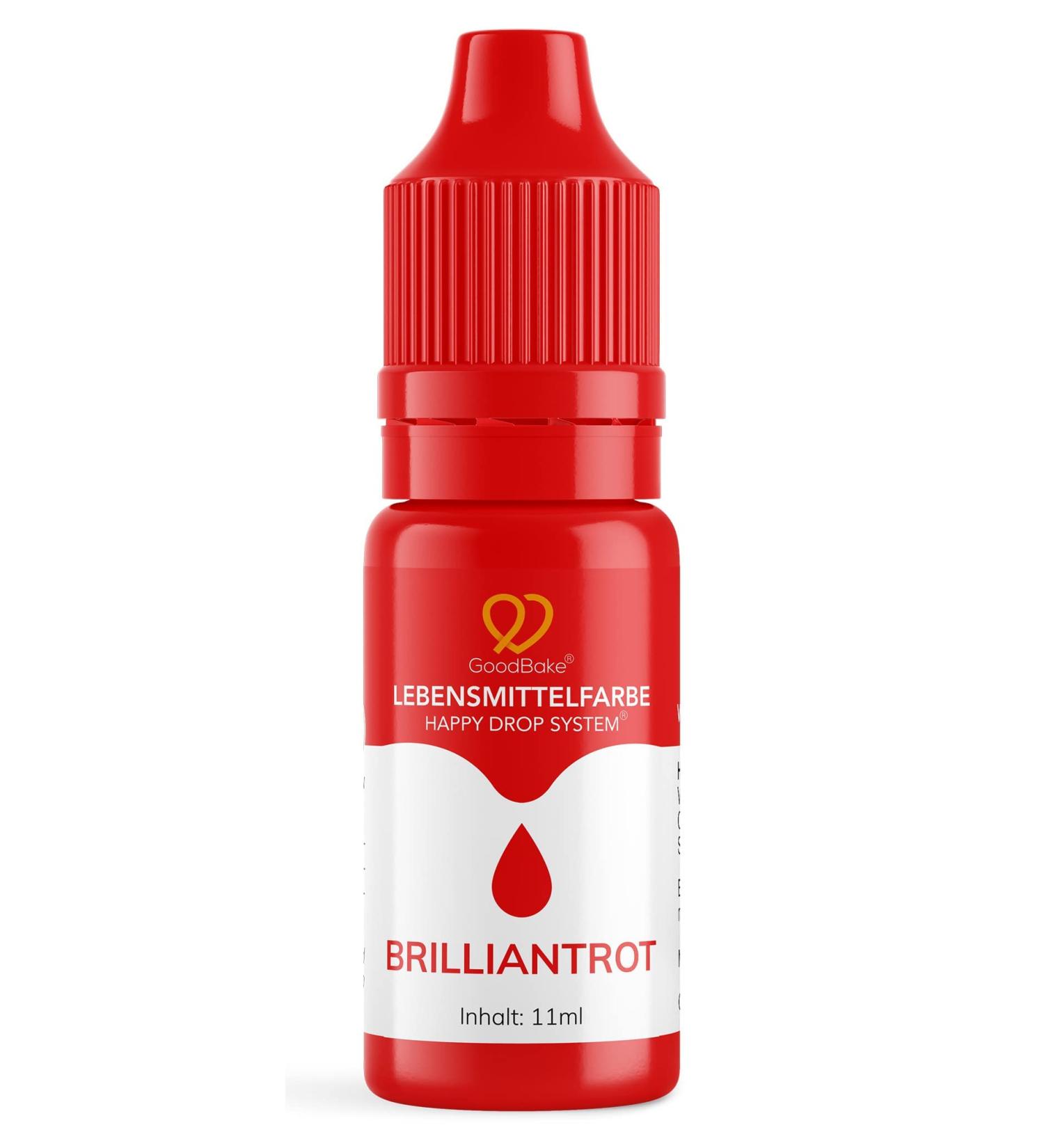 Goodbake Red Food Coloring (11 ml) - Highly Concentrated Vegan Color for Cakes Fondant Buttercream & More - International Shipping Available - Buy Online on SooperMarket.com