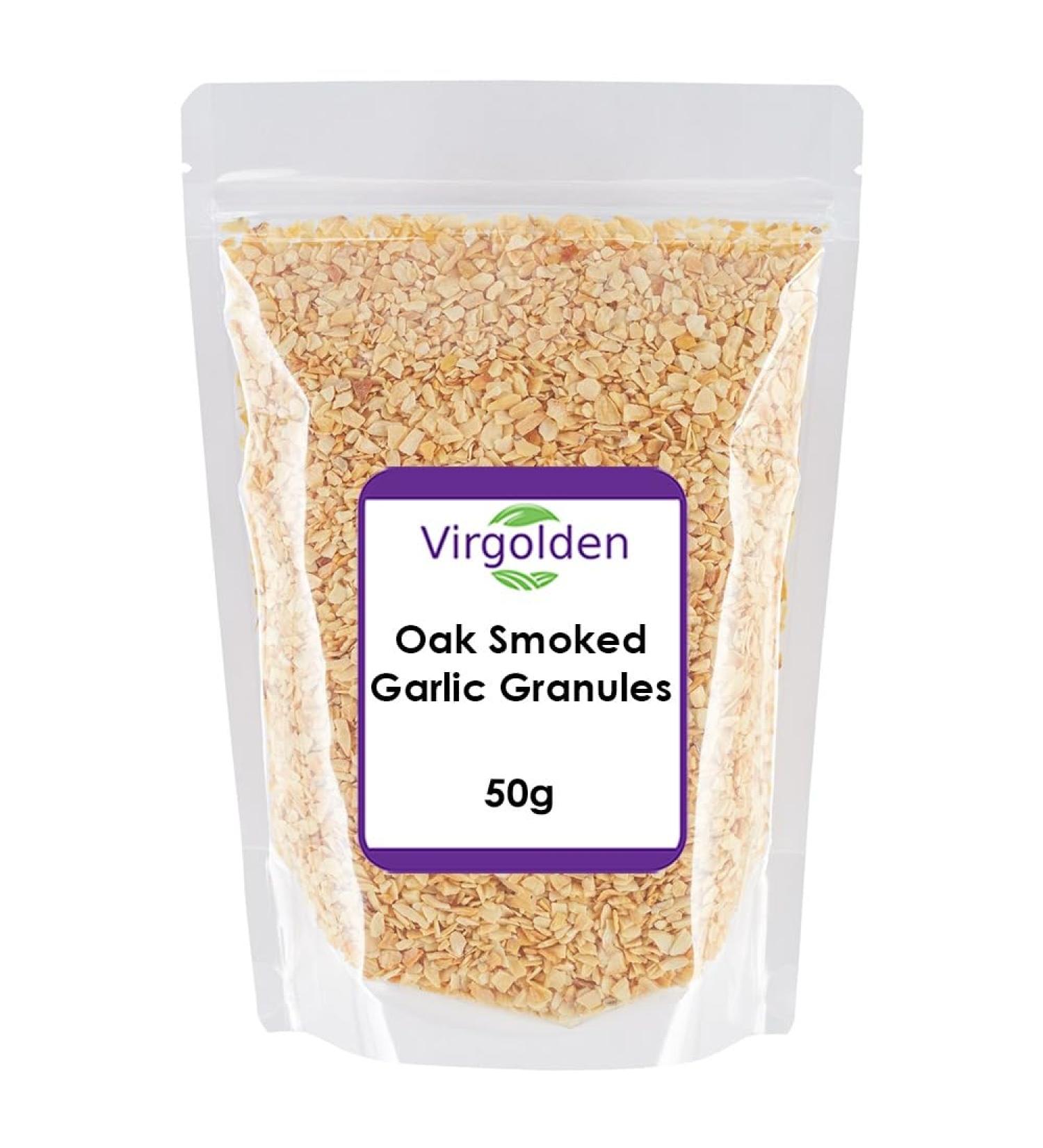 Oak Smoked Garlic Granules 50g by Virgolden