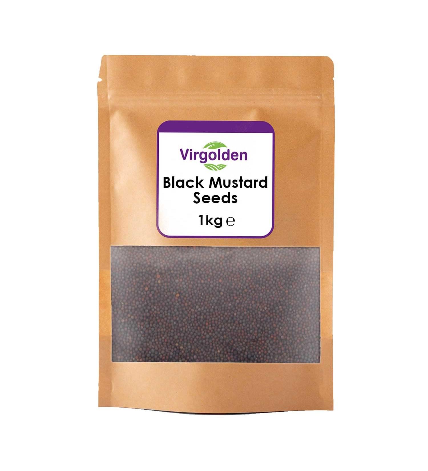 Black Mustard Seeds 1kg by Virgolden