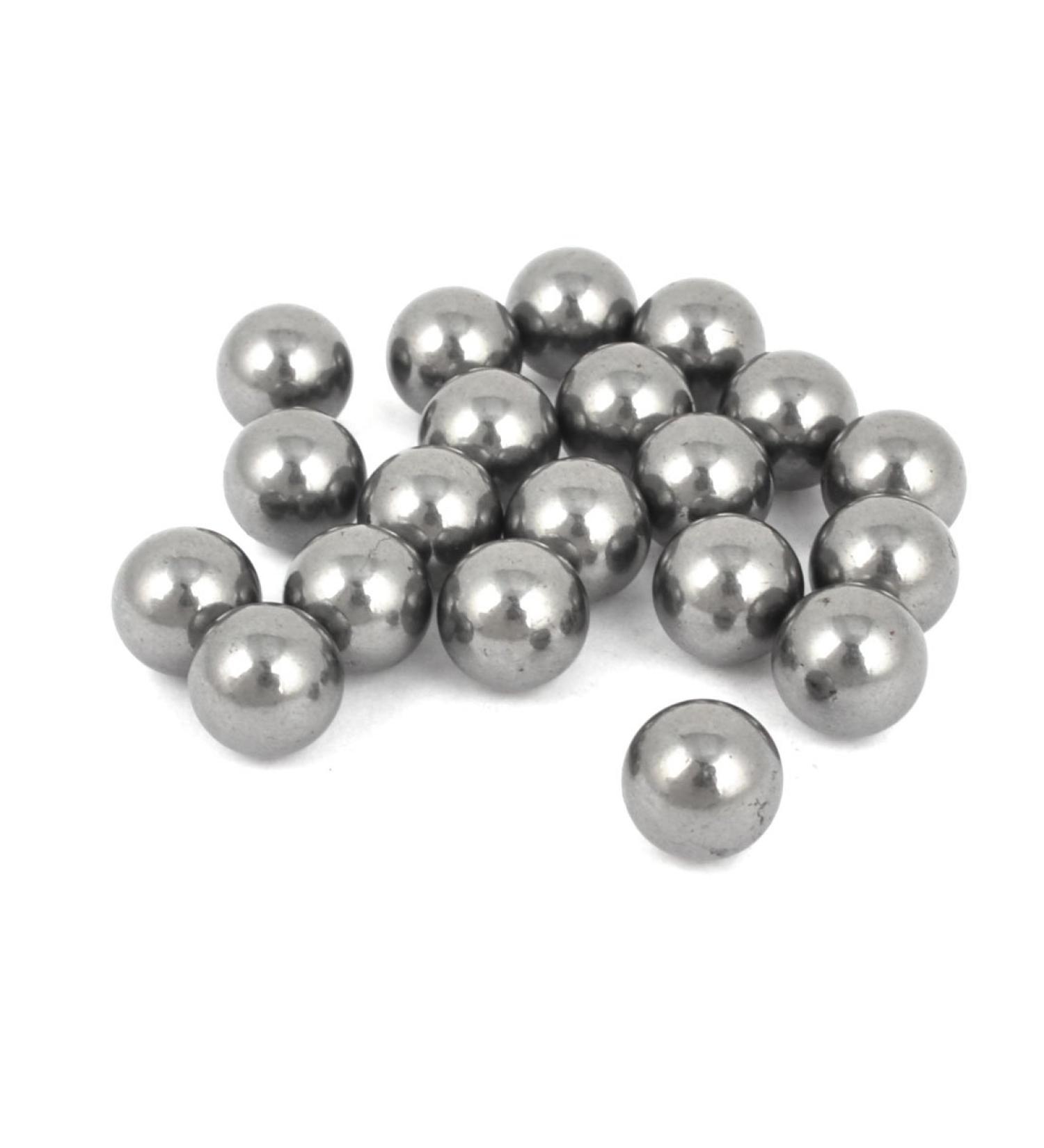 sourcing map 20pcs 9.5mm Diameter Steel Balls Replacement for Bike Bicycle Wheel Bearing
