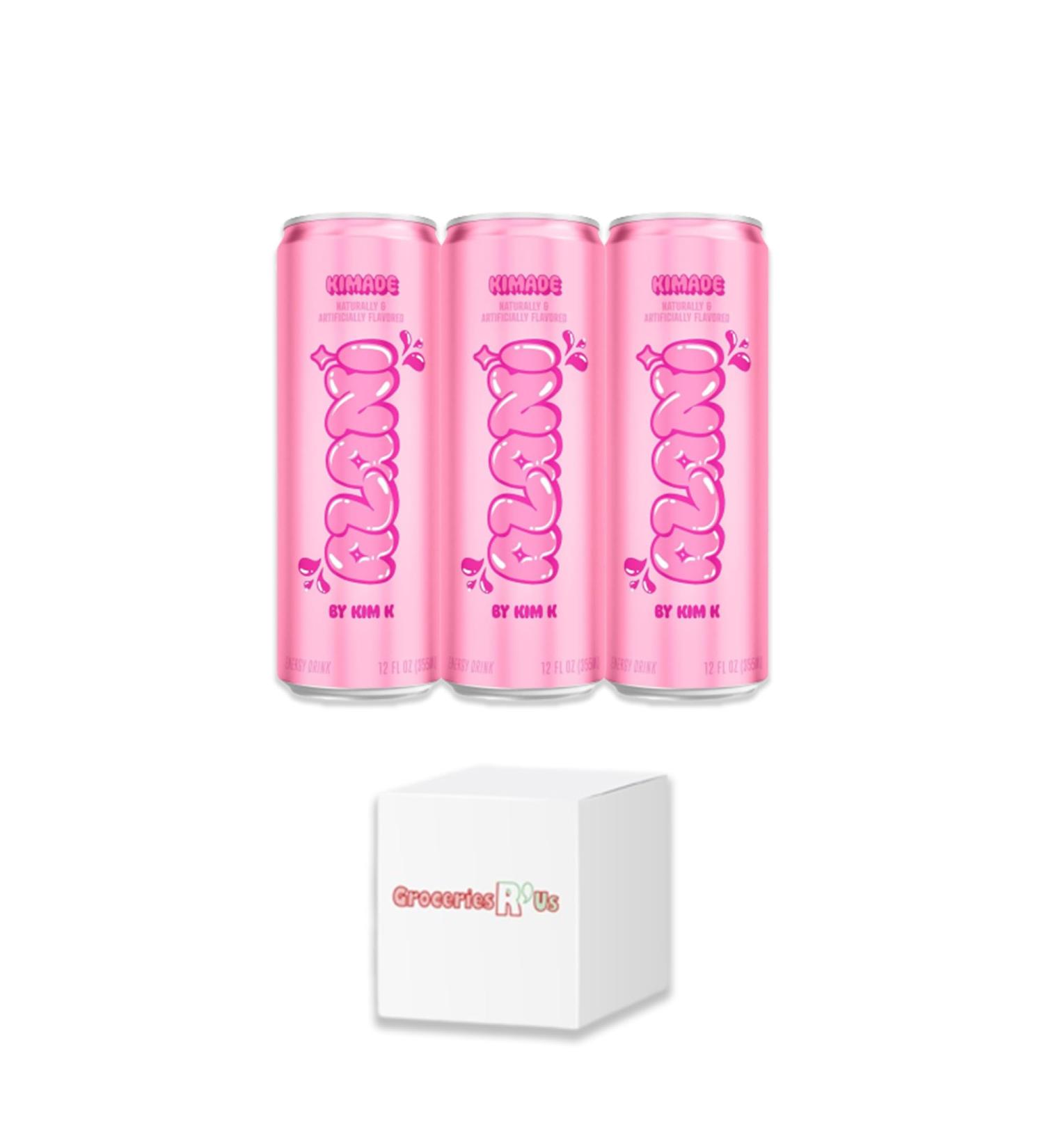 Alani Nu Energy Drink Kimade By Kim Kardashian - 12oz (355ml) Pack of 3 - US Import - Buy Online on SooperMarket.com