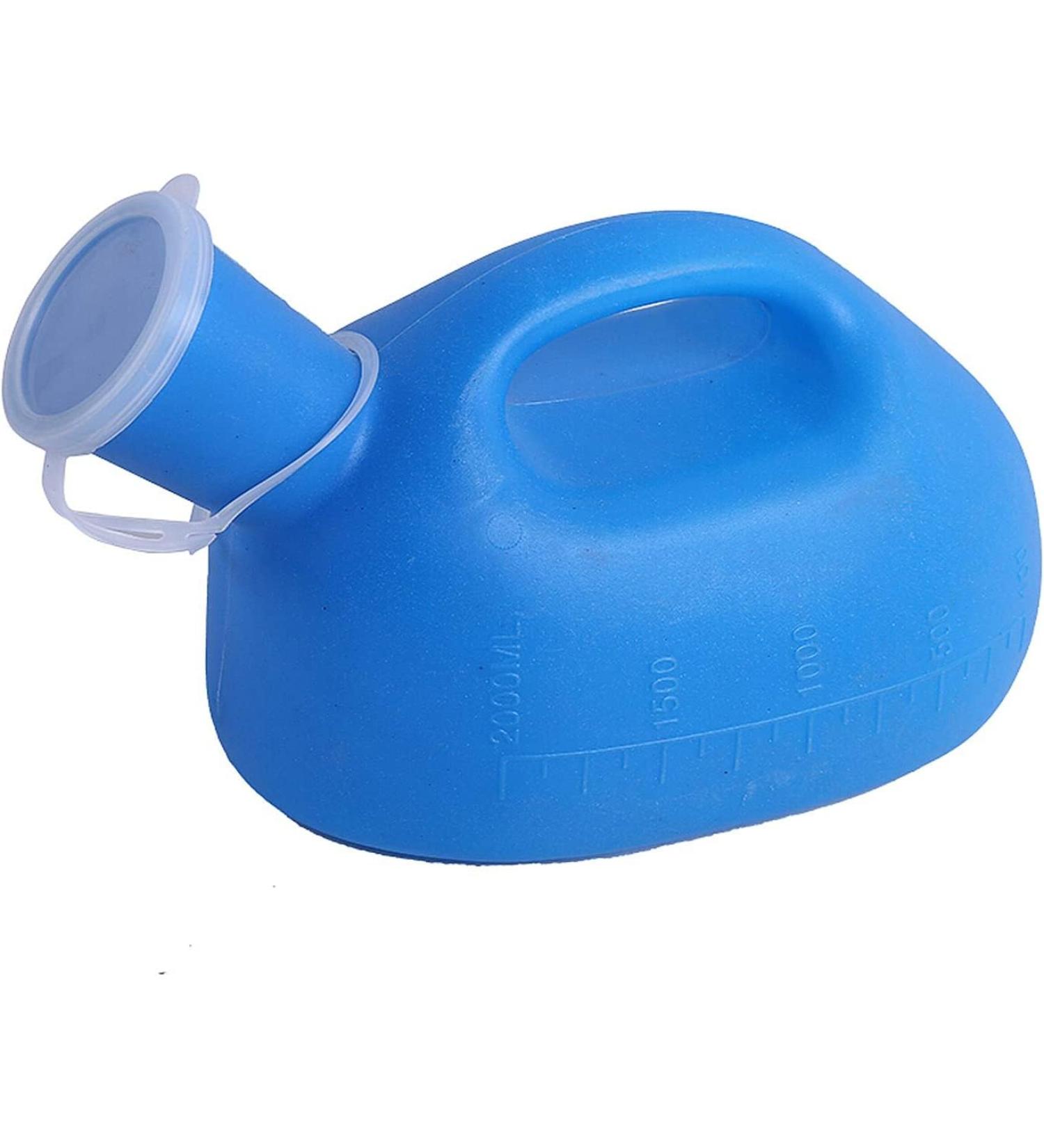 Male Urinal Bottle Camping Toilet Urine Bottle 2000ML Male Urinal Portable Mens Potty Pee Bottle Collector Travel Toilet - Buy Online on SooperMarket.com