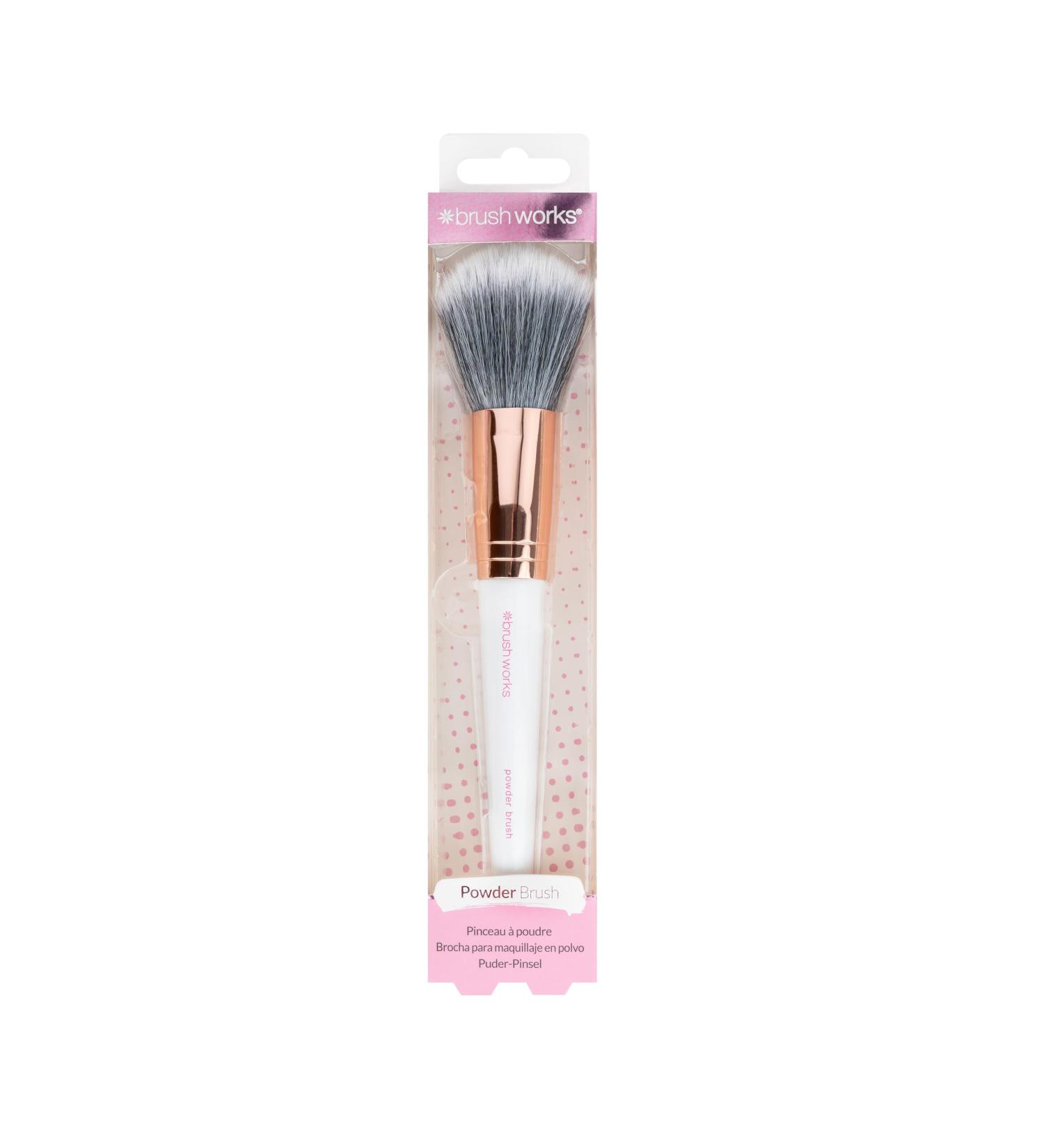Shop Elegant Powder Brush - Pink & Gold | Perfect One Size for Flawless Makeup Application - International Shipping Available - Buy Online on SooperMarket.com