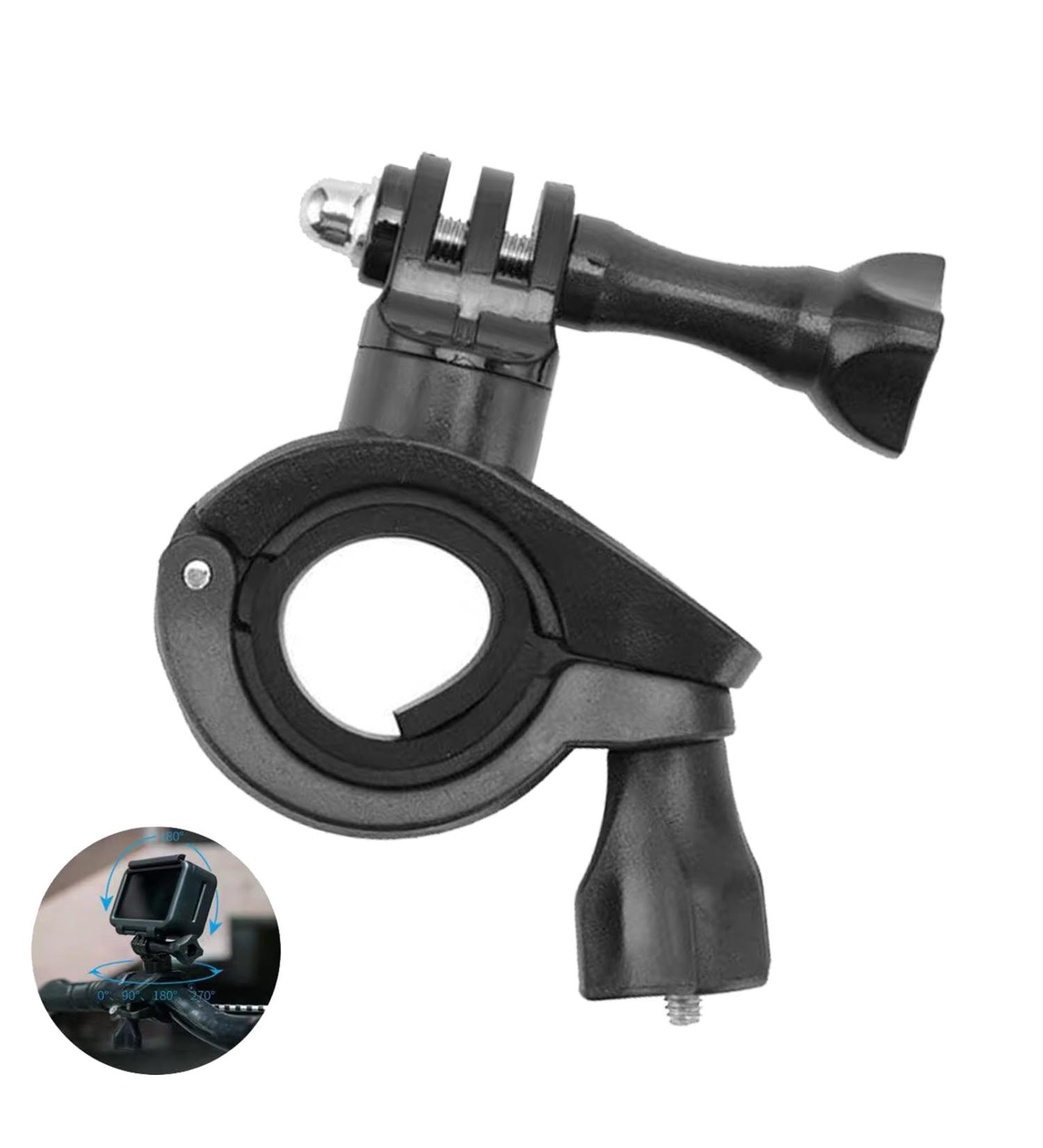 Buy Action Camera Handlebar Mount - Compatible with GoPro Series | Bicycle & Motorcycle Clip - Buy Online on SooperMarket.com