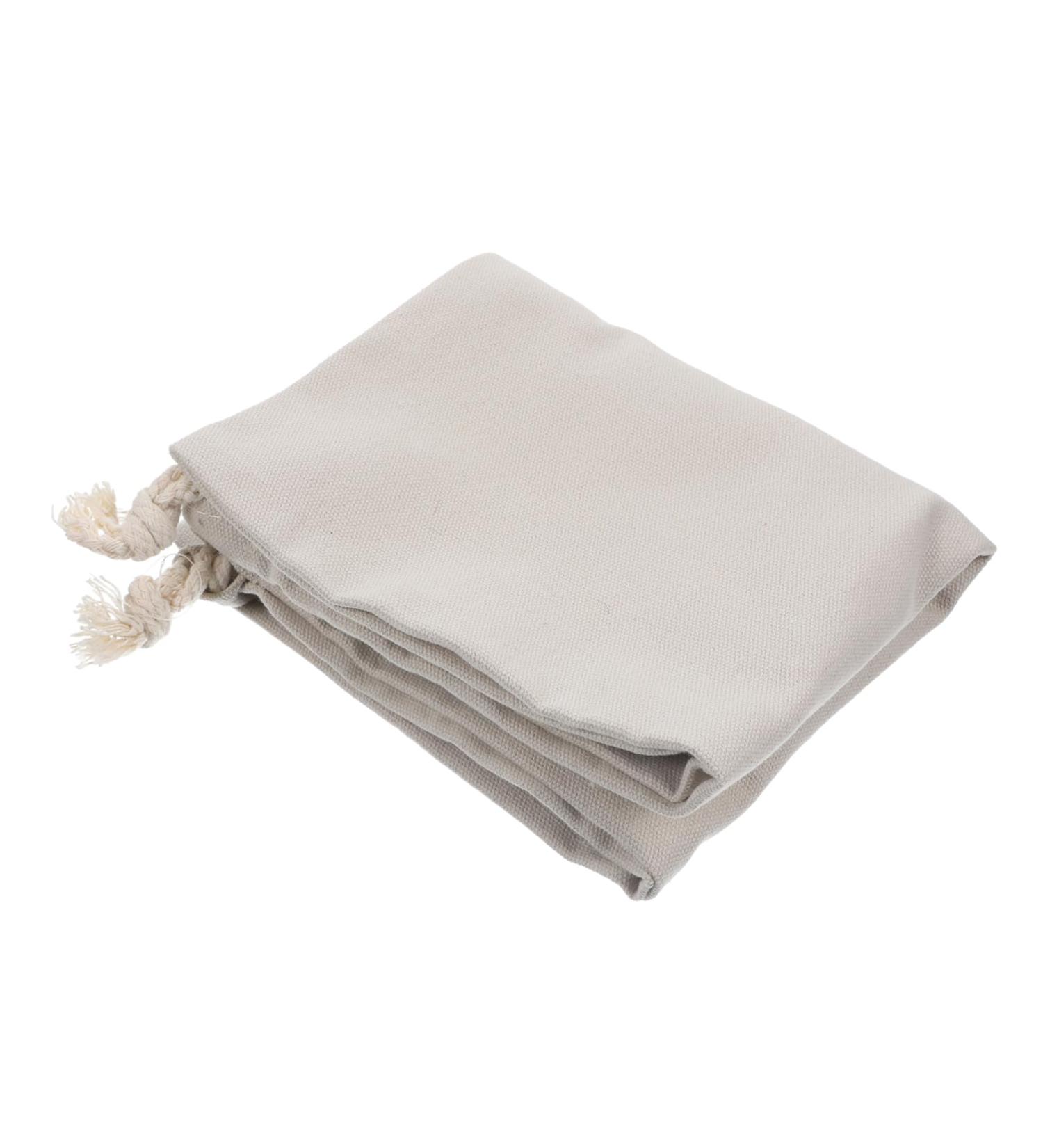 WOONEKY Hair Dryer Storage Bag Canvas Hair Dryer Organizer Bags for Travel Curling Iron Fabric Miss Modeling 33x30cm Light Grey - Buy Online on SooperMarket.com