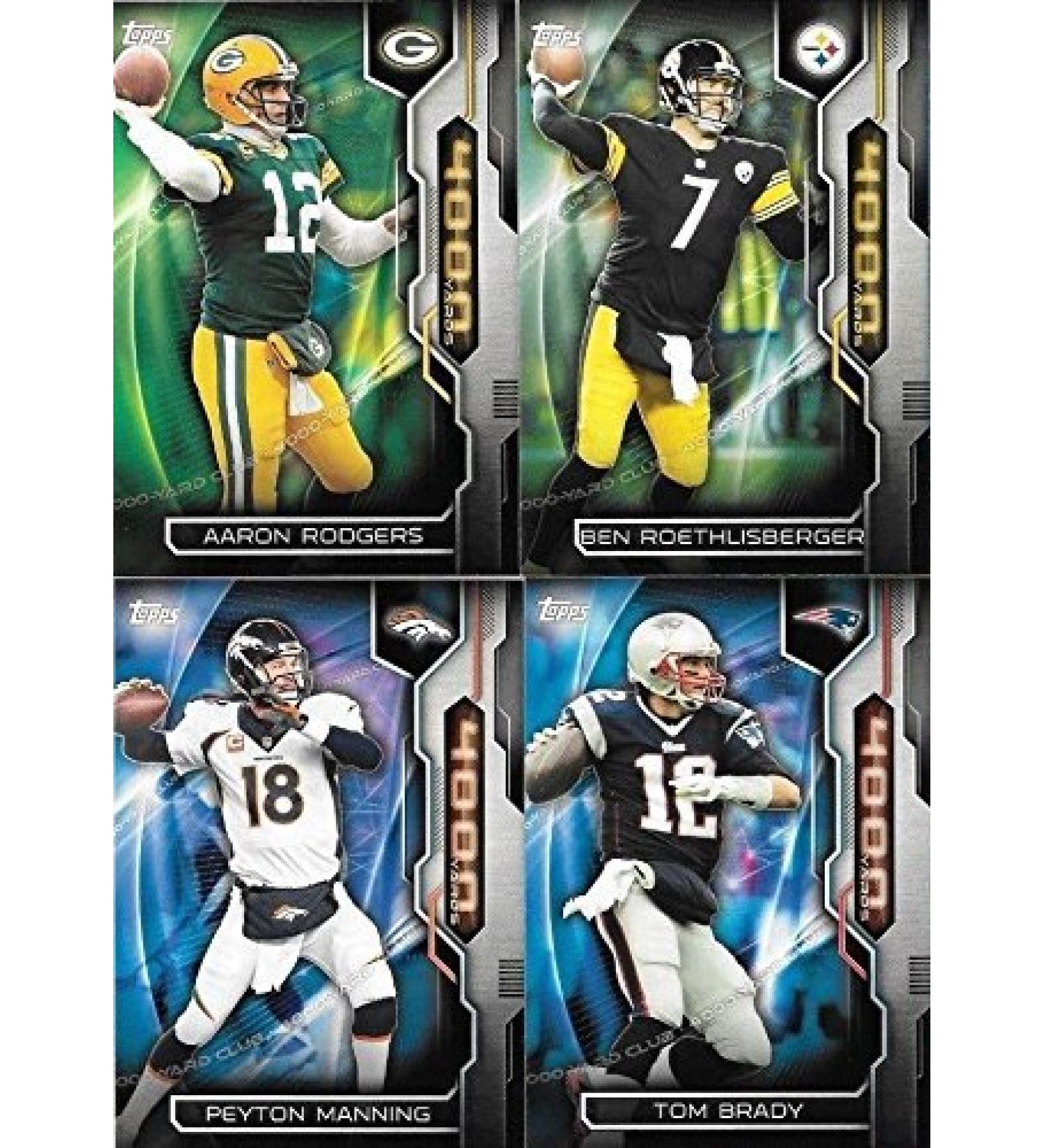 2015 Topps NFL Football 4000 Yard Club Series Complete Mint 11 Card Insert Set Complete M (Mint) - Buy Online on SooperMarket.com