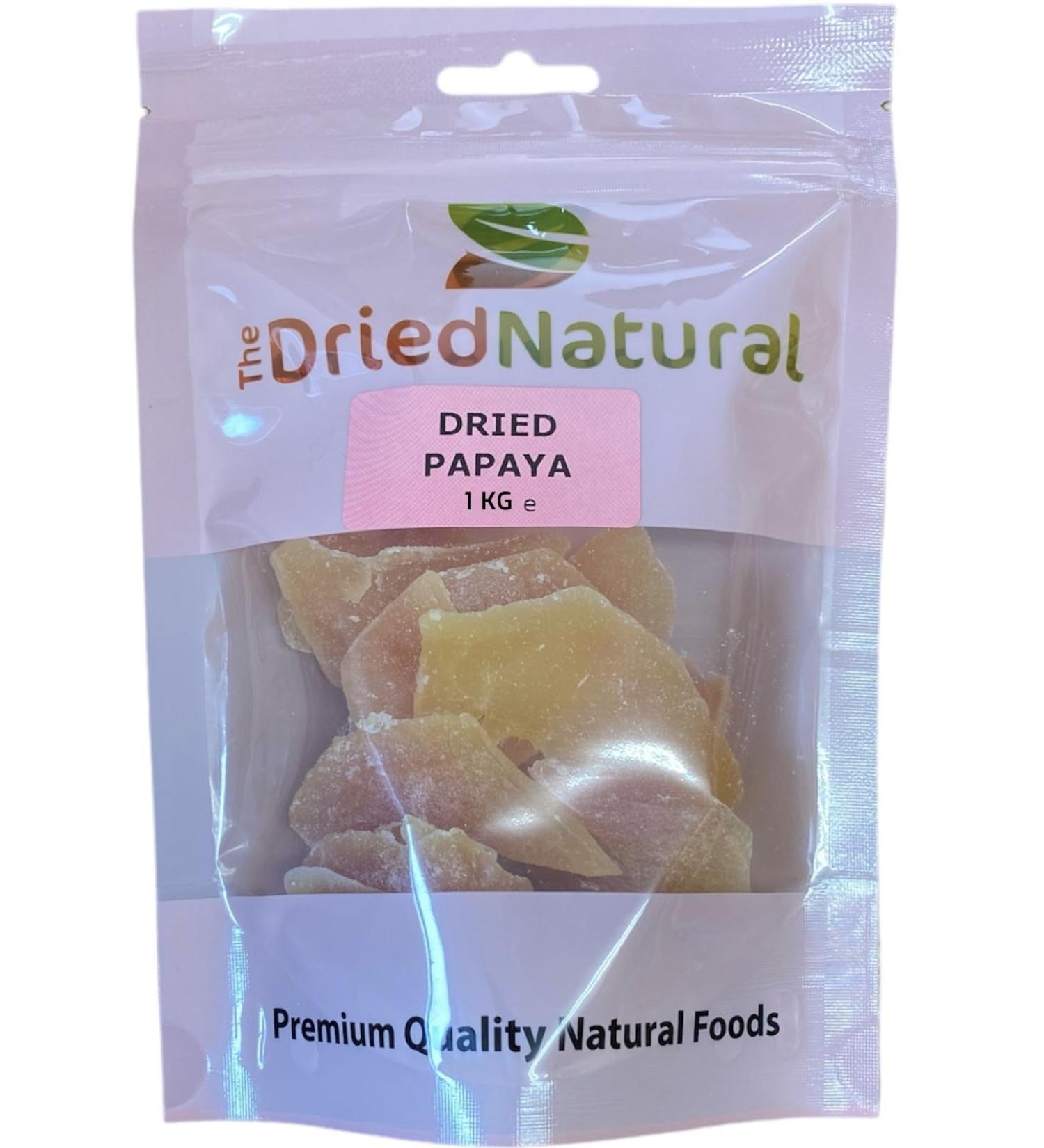 Dried Papaya Strips 1 Kg - Premium Quality - The Dried Natural - Buy Online on SooperMarket.com