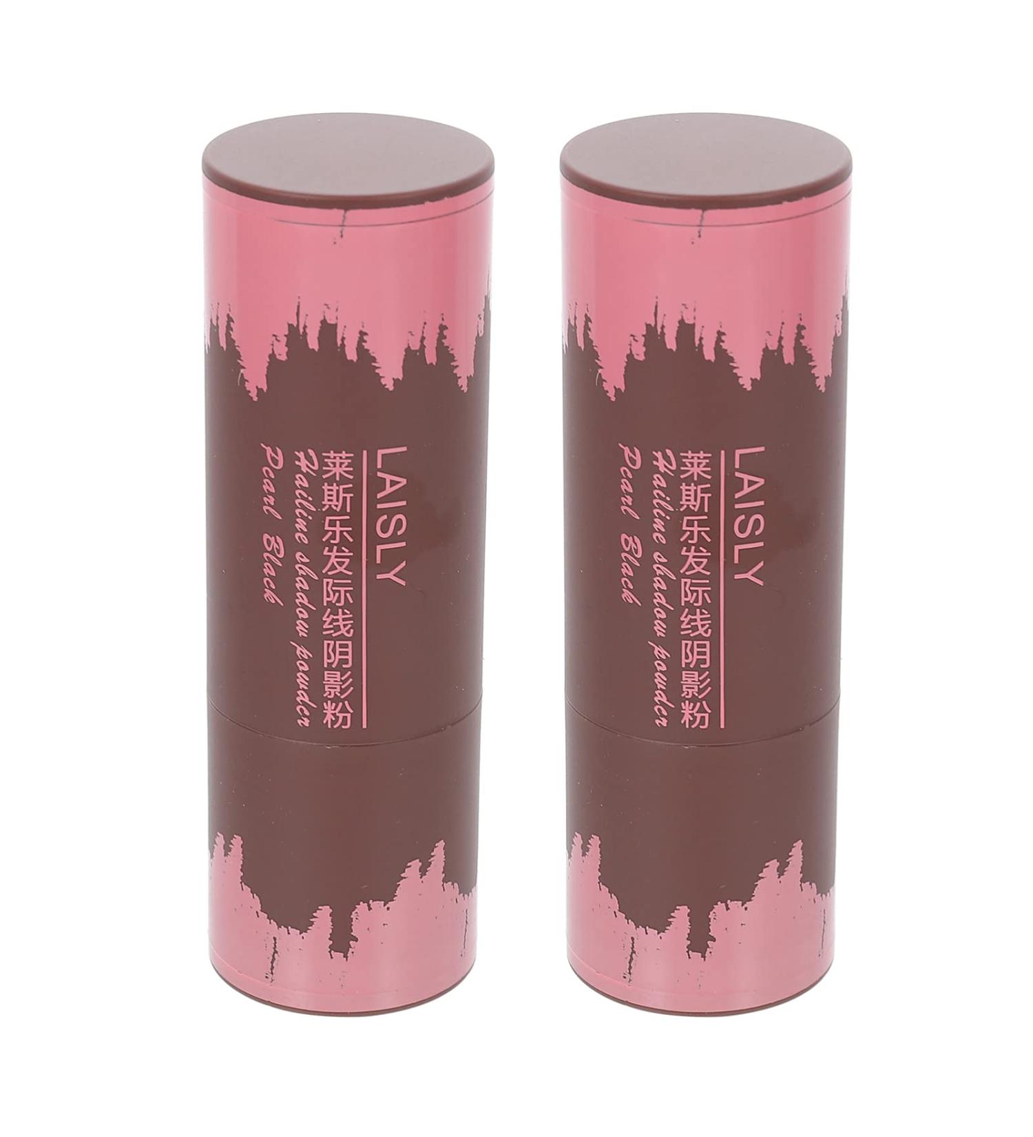 Healvian Hairline Shadow Powder Sticks Instantly Hair Shadow Waterproof Hair Root Concealer For Women Men 2Pcs Black - Buy Online on SooperMarket.com
