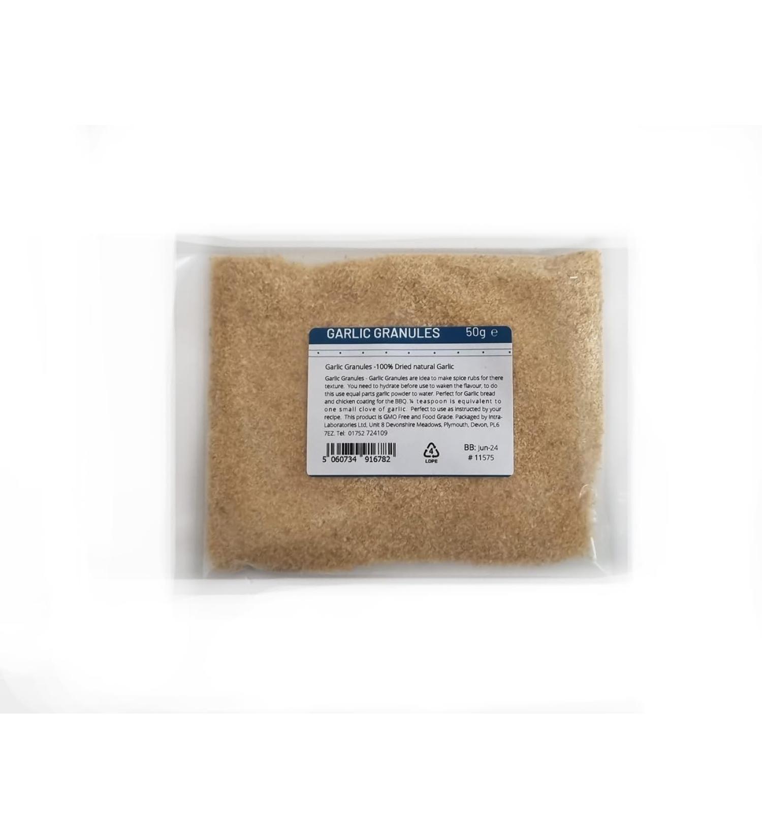 Entirely Ingredients - Garlic Granules 50g - Food Grade - Premium quality - Buy Online on SooperMarket.com