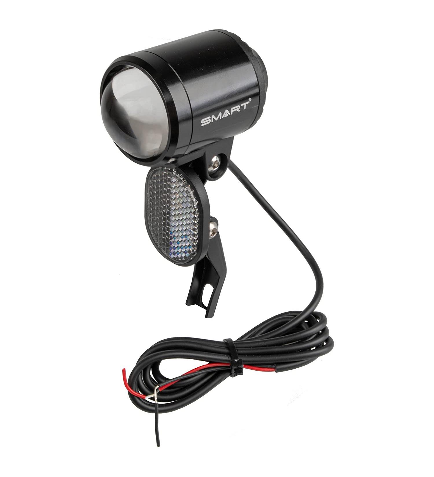Messingschlager Smart Unisex Elite 100 E-Bike Headlight - Black One Size | International Shipping Available - Buy Online on SooperMarket.com