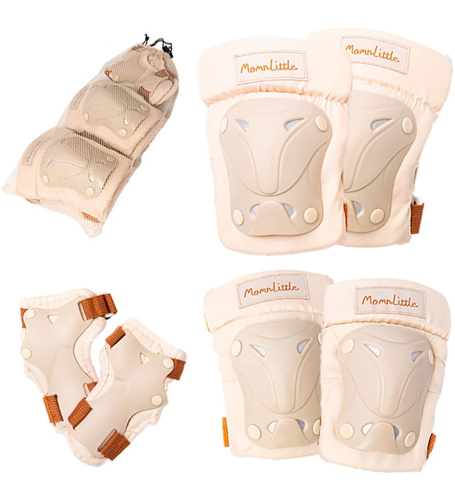 MOMnLittle Kids Protective Gear Set for Bike, Skateboard, Scooter - Knee, Elbow, Wrist Pads for Boys and Girls - Buy Online on SooperMarket.com
