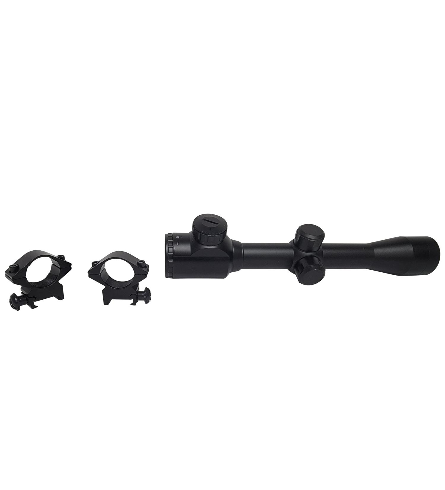 SAS 4x32 Illuminated Crossbow Scope with Rangefinder Reticle - 7/8 Rings EG - Buy Online on SooperMarket.com