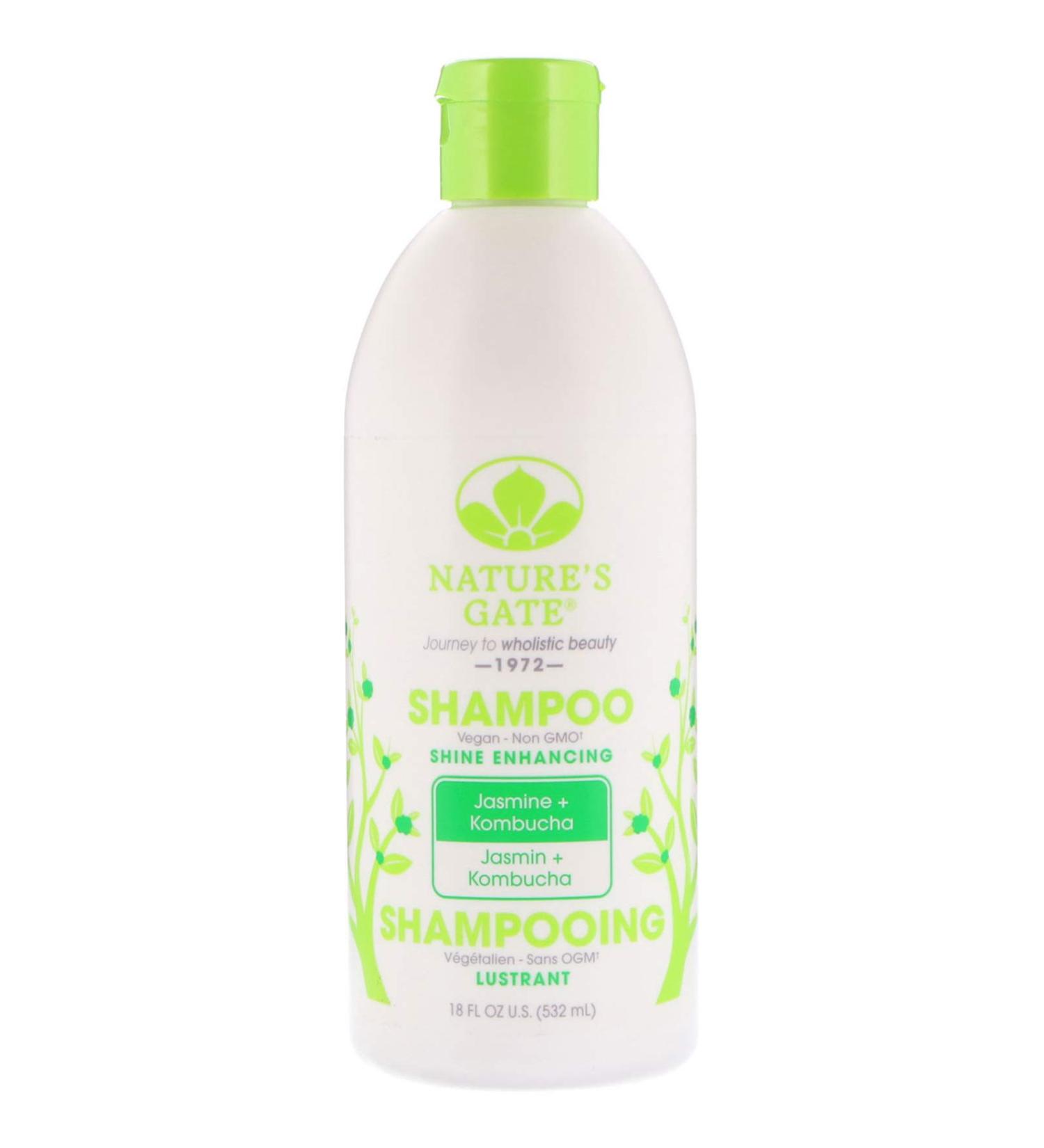 Nature's Gate Jasmine + Kombucha Shine Enhancing Shampoo 18 Fluid Ounce