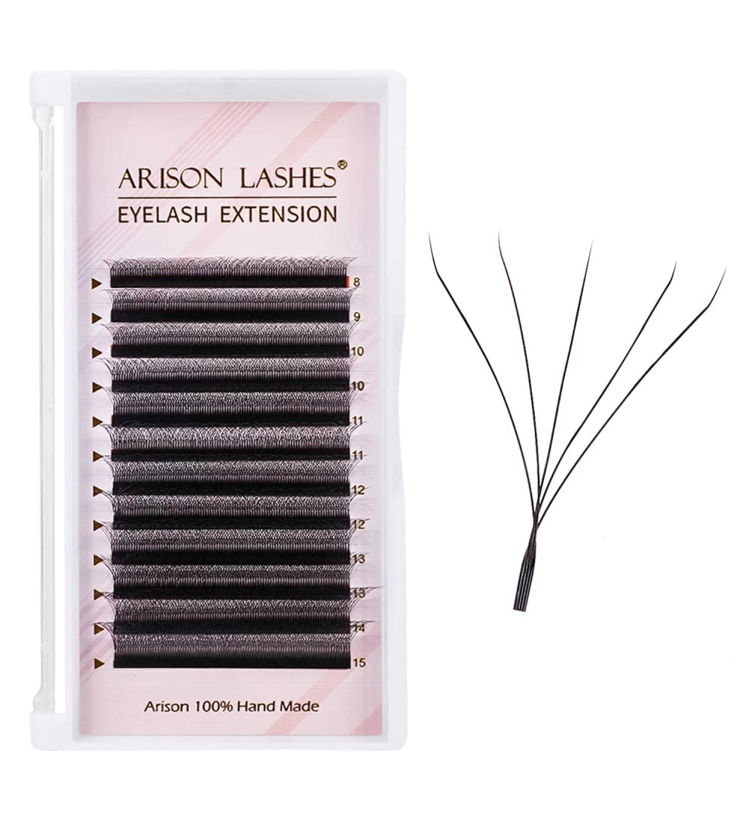 5D Y Lash Extensions | Premium YY Eyelash Extensions | C Curl Premade Volume 5D Fans (0.07c-14mm) - Perfect for Stunning Volume - Buy Online on SooperMarket.com