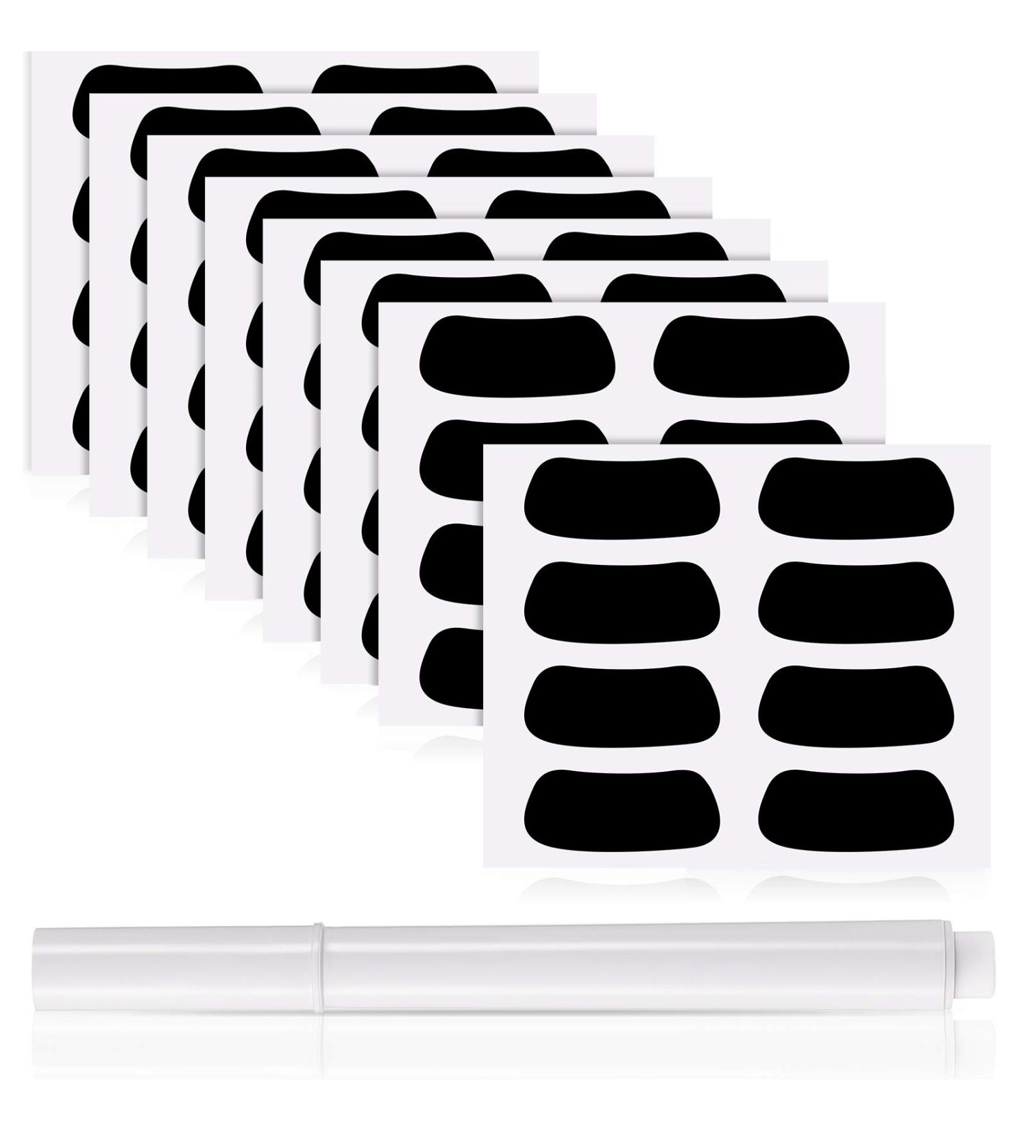 48 Pairs Sports Eye Stickers with White Pencil for Baseball, Football, Lacrosse Fans - Breathable Eye Strips for Game Day - Buy Online on SooperMarket.com