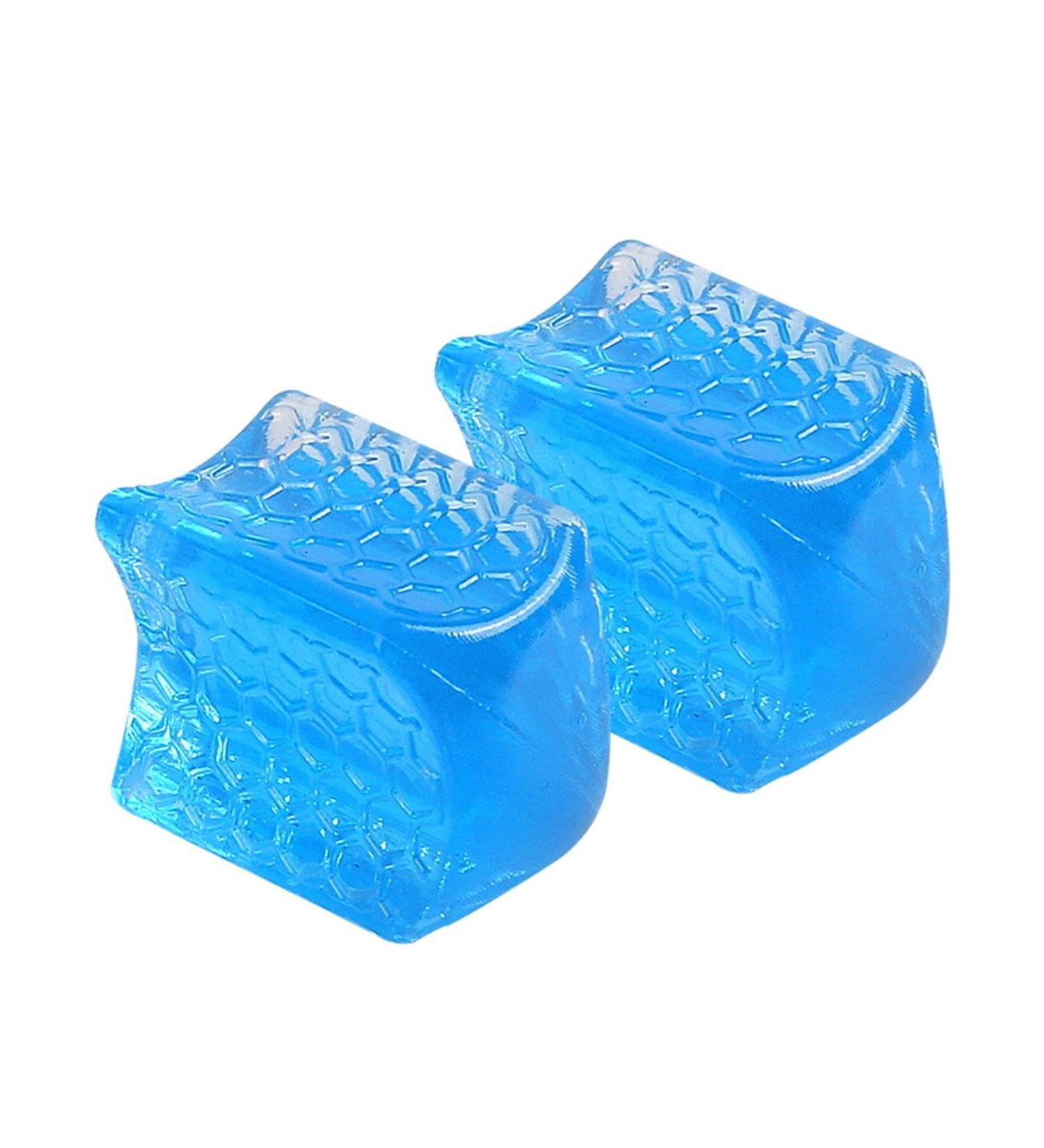 Toe Splitter Thumb Valgus Corrector | Big Foot Bone-Orthosis Clip Pad | One Size Blue - Buy Online on SooperMarket.com
