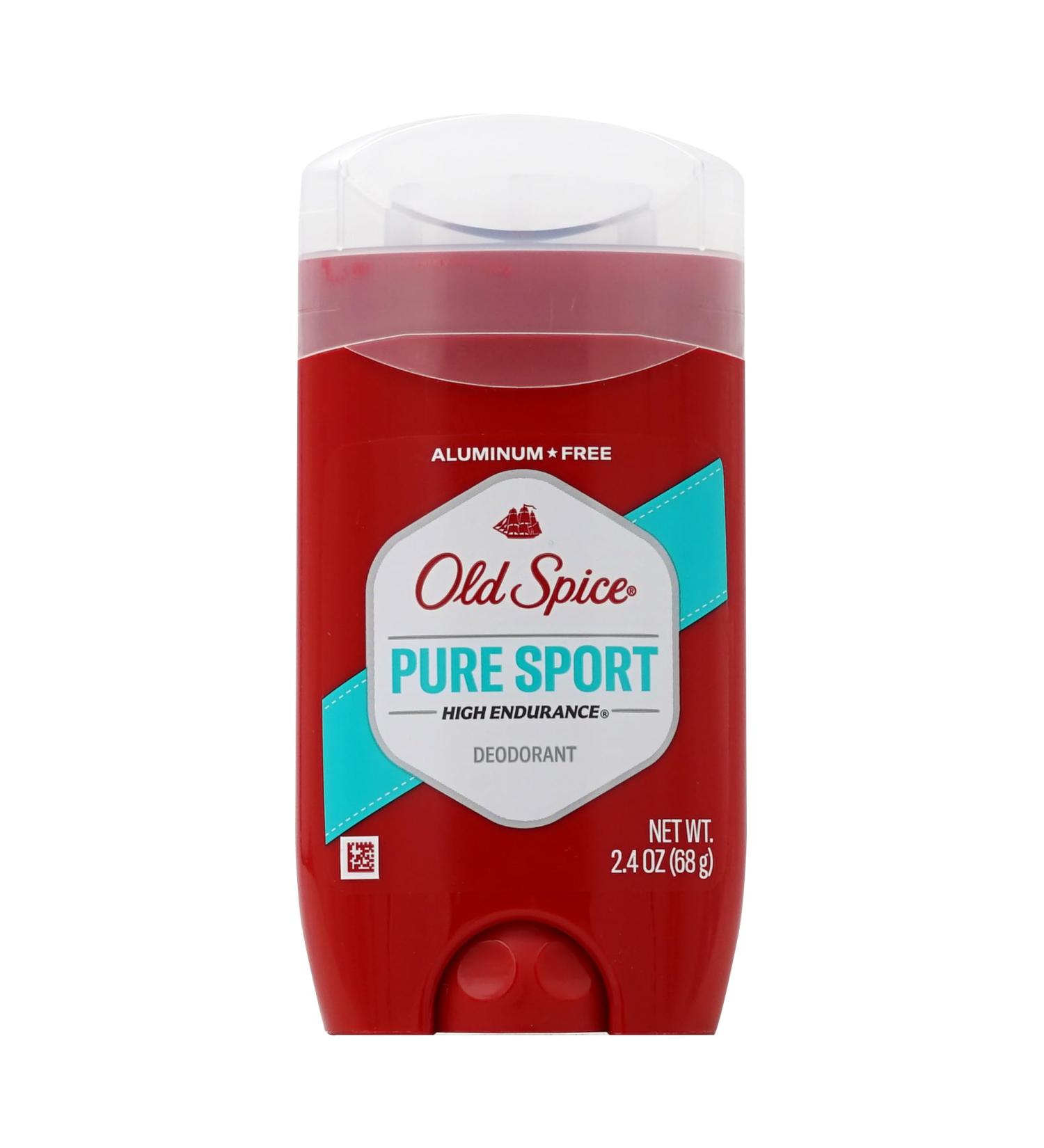 Old Spice Pure Sport Deodorant Pure Sports High Endurance Deodorant 2.4 oz (68 g) Pure Sport 7.2 Ounce (Pack of 1)