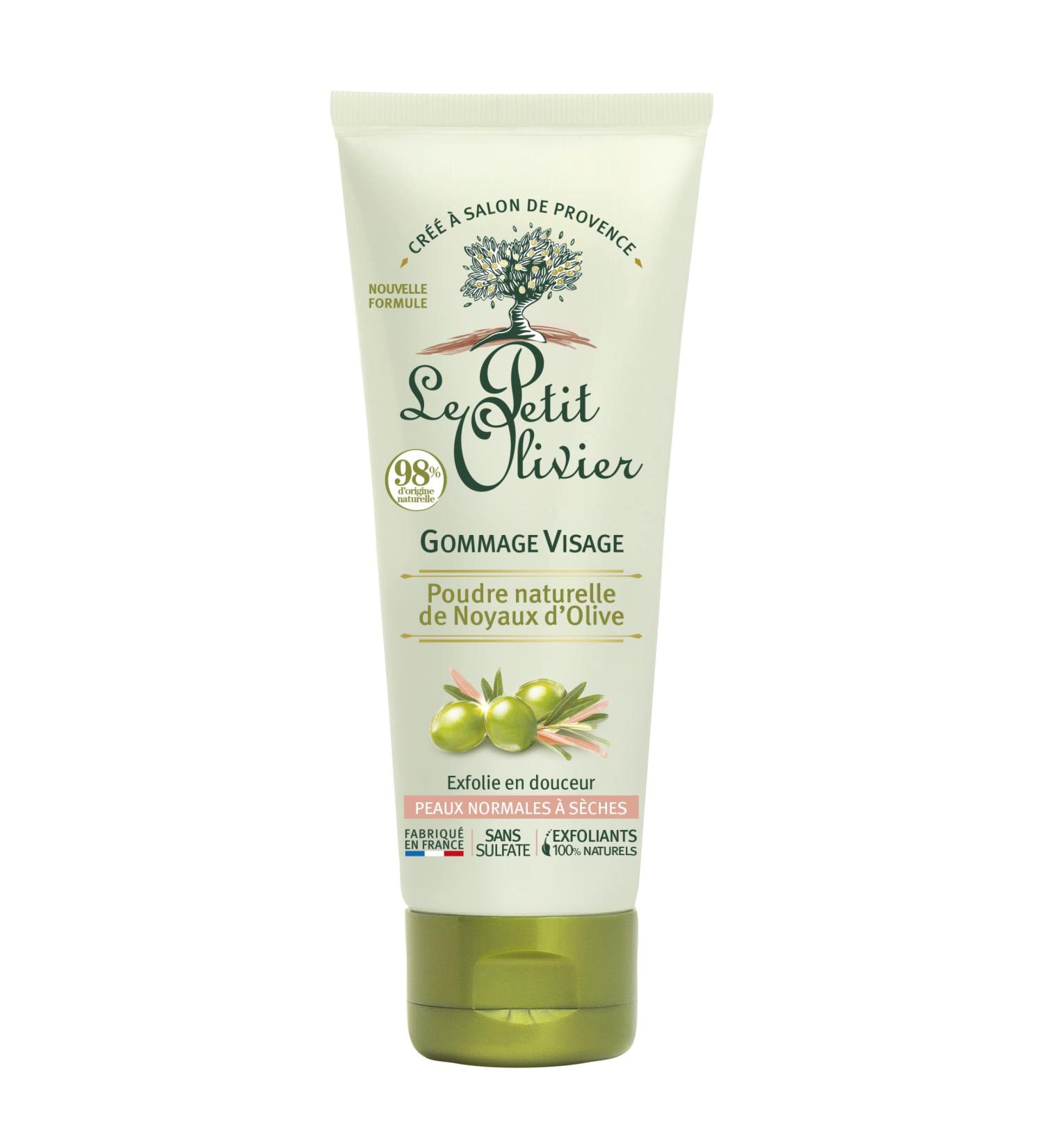 Le Petit Olivier Facial Scrub - Olive Pit Powder for Normal to Dry Skin 2.5 oz | Women's Skincare - Buy Online on SooperMarket.com