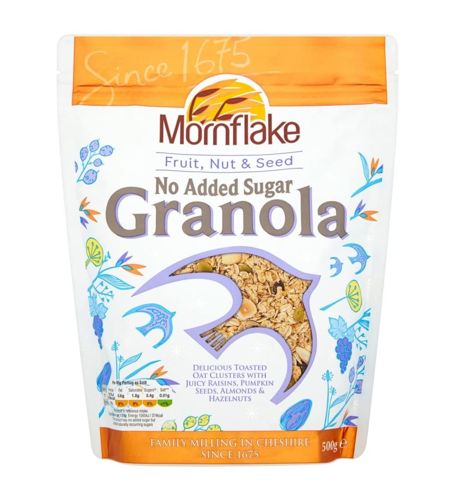 Mornflake Mighty Oats Granola Fruit Nut & Seed 500g