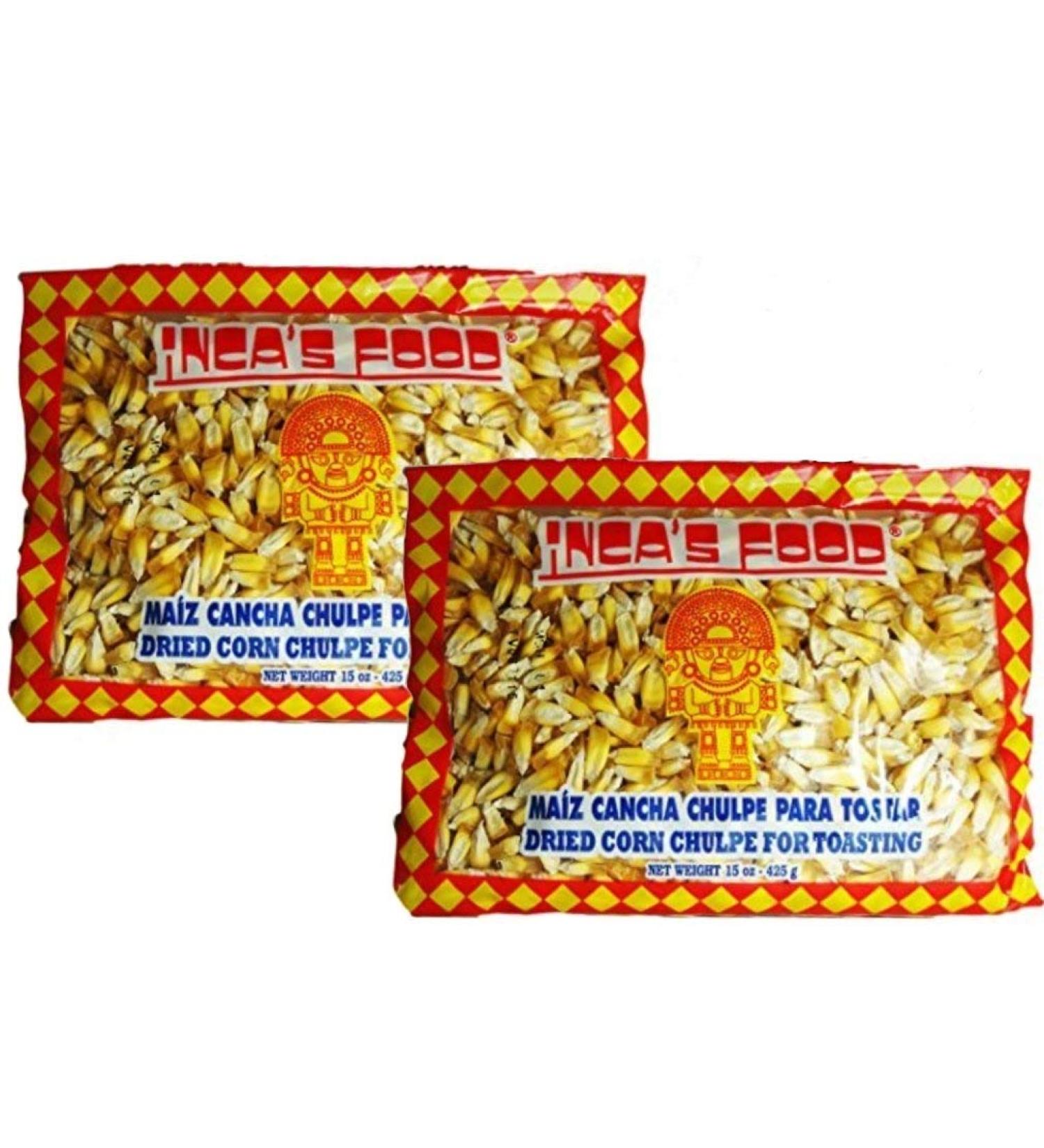 Inca's Food Maiz Cancha Chulpe 15 Oz (2-pack)