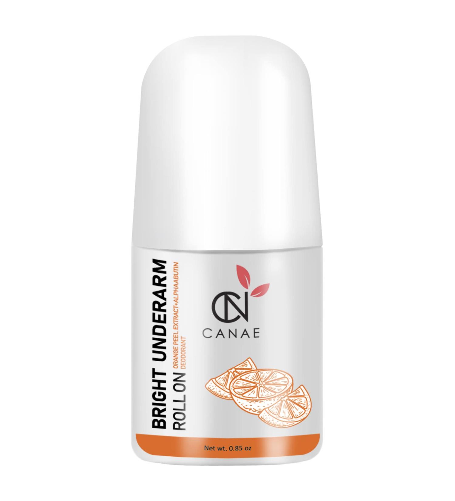 Underarm Skin Renewal Roll On - Natural Orange Peel Deodorant for Sensitive Skin - Aluminum Free - Women and Men - by CANAE - Buy Online on SooperMarket.com