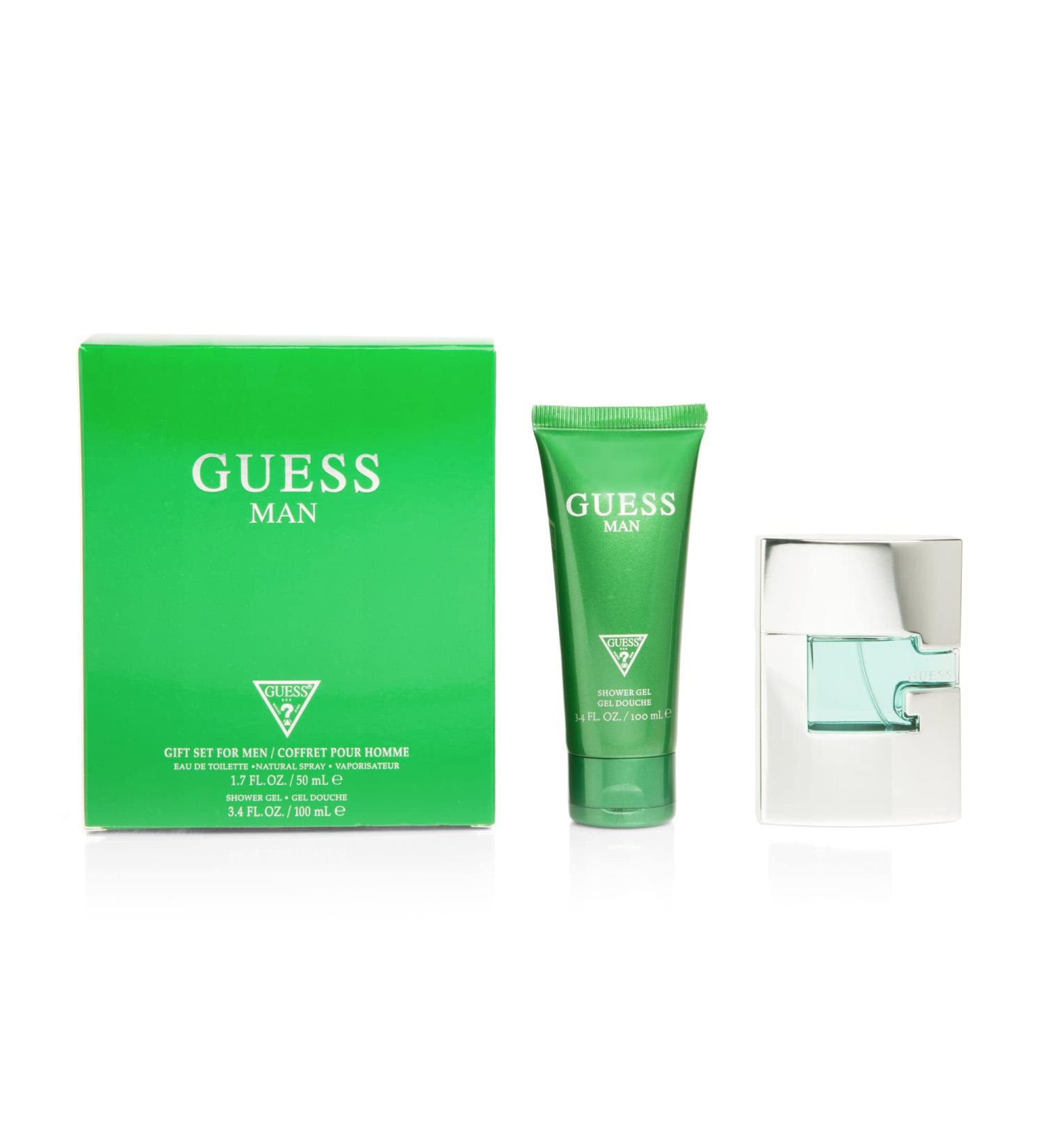 GUESS Man Eau de Toilette 2 Piece Travel Set - Cologne Spray 1.7 Fl. Oz. & Shower Gel 3.4 Fl. Oz. 5.1 Fl Oz (Pack of 1) - Buy Online on SooperMarket.com