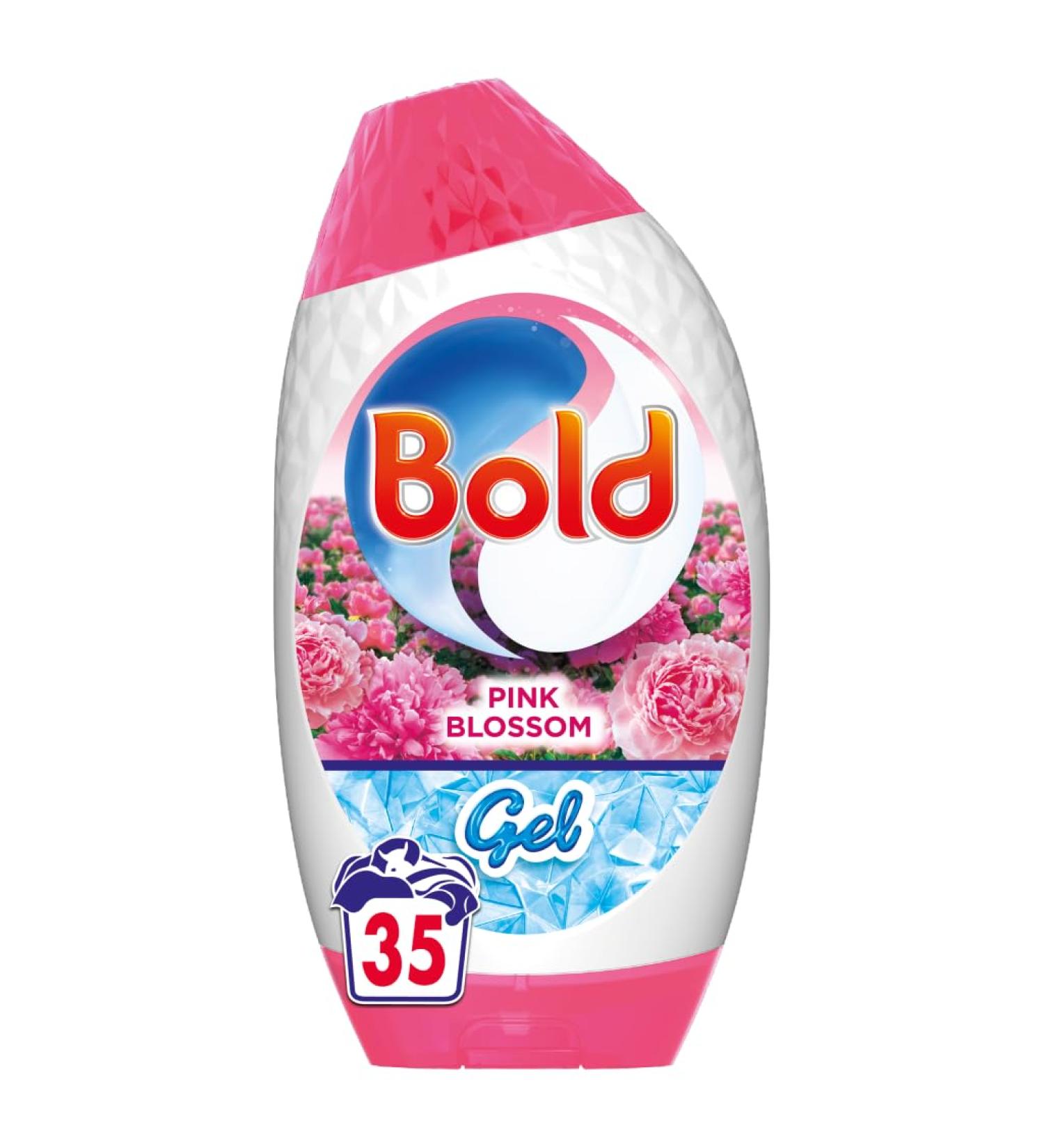 Bold Washing Liquid Gel 35 Washes 1.47L Pink Blossom