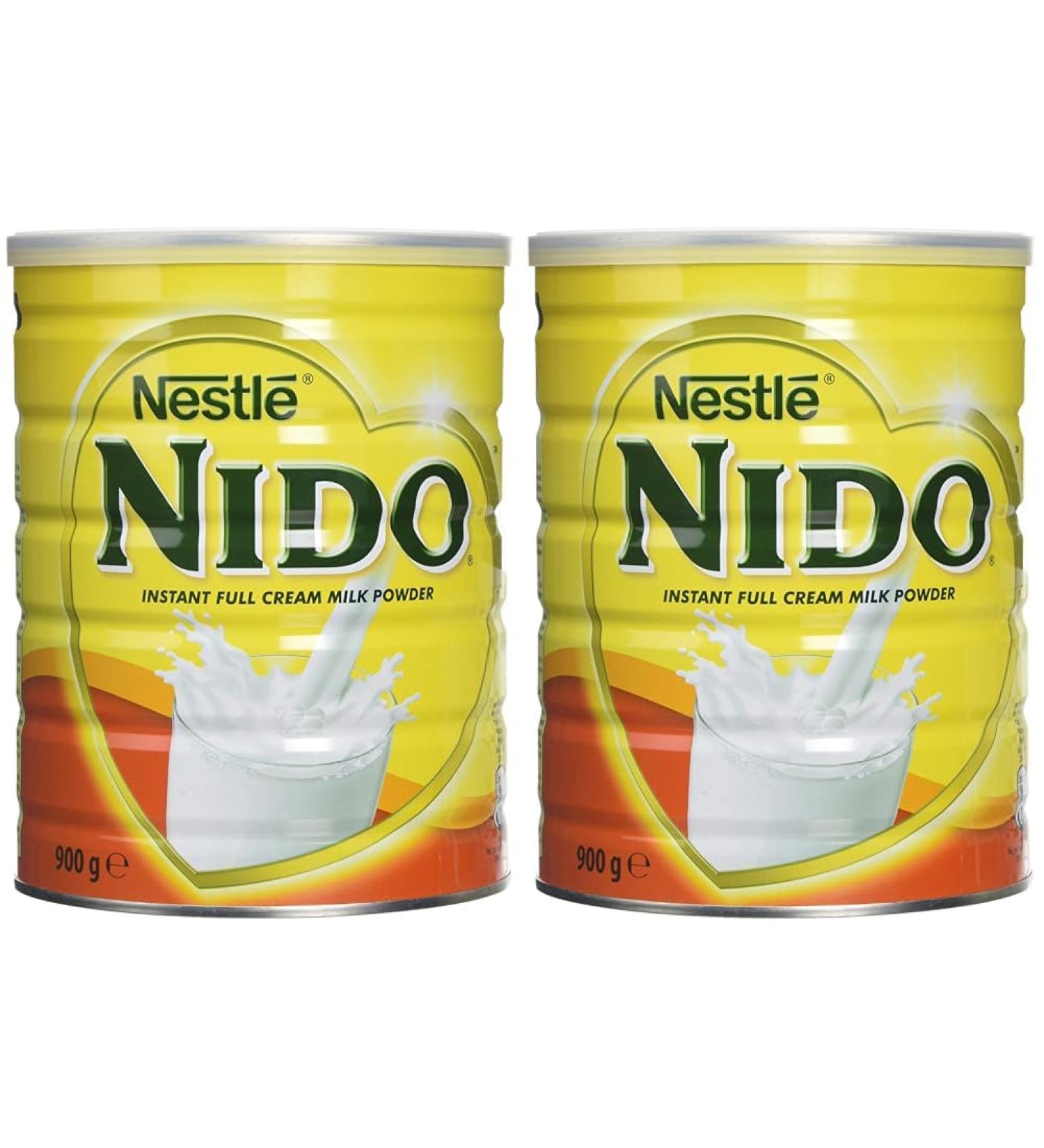Nestl Nido Instant Full Cream Milk Powder - 900 g (Pack of 2)