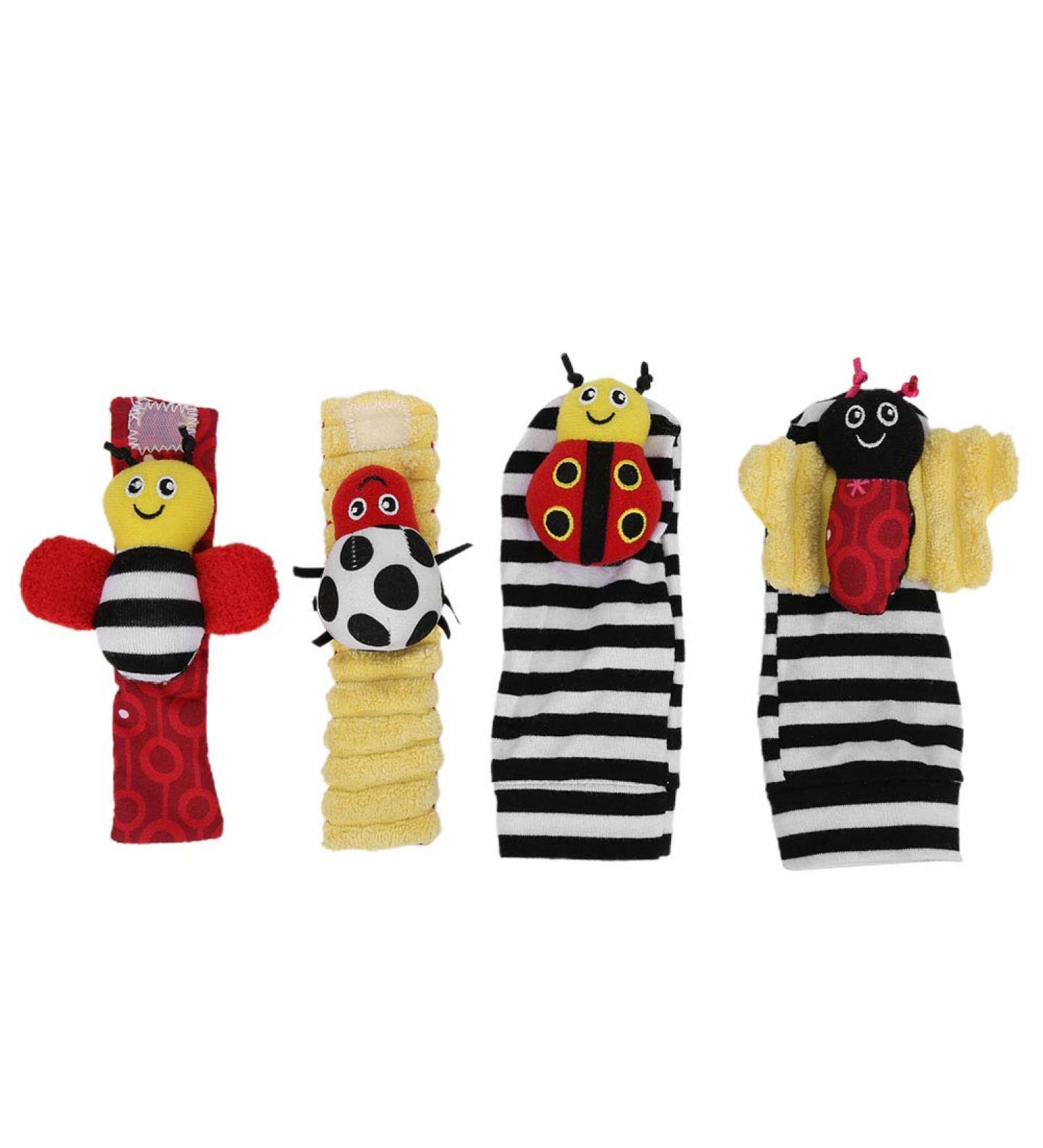 Bright Infant Soft Sock Hanging Toy | Heepdd Butterfly Ladybug Baby Socks for Kids | Baby & Toddler Outdoor Toys - Buy Online on SooperMarket.com