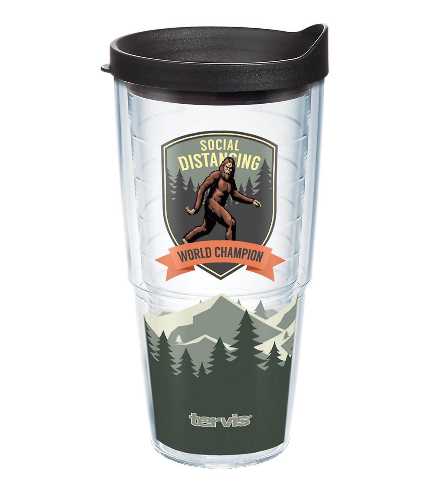 Tervis 1366014 Social Distancing Yeti Insulated Tumbler 24oz Clear - Tritan | Shop Now - Buy Online on SooperMarket.com