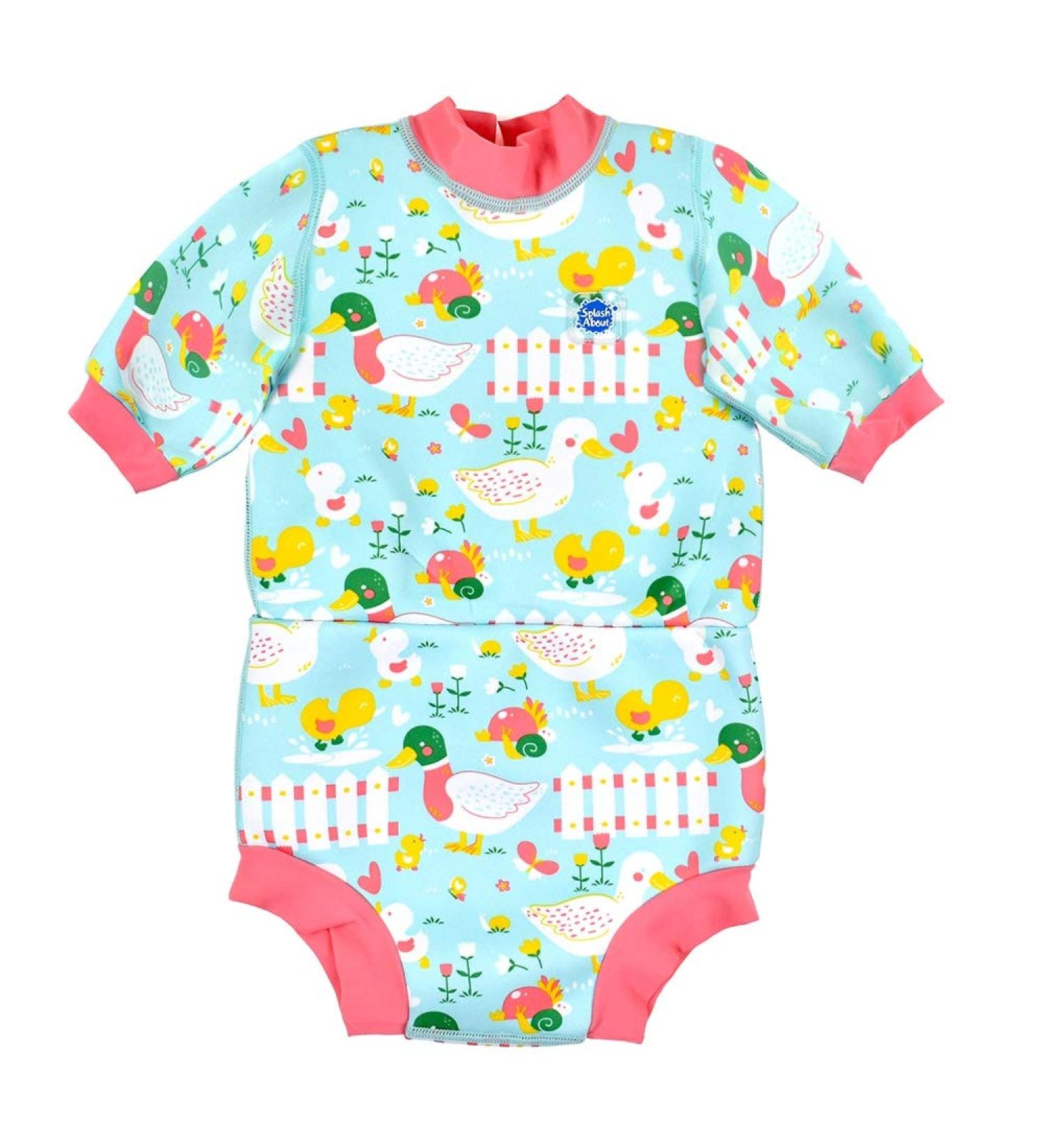 Splash About Happy Nappy Wetsuit + Reusable Swim Nappy - Little Ducks 12-24 Months - Buy Online on SooperMarket.com