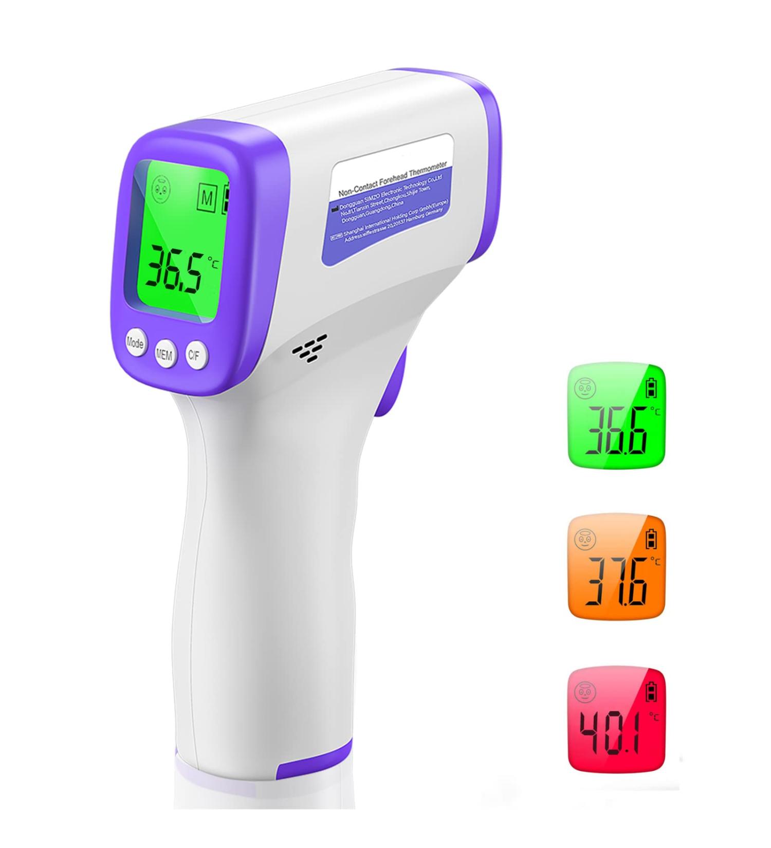Thermometer for adults Digital Thermometer infrared Forehead thermometer Baby Thermometers with Fever Alarm LCD Screen Accurate Reading and Memory Function non Contact Temperature Thermometer - Buy Online on SooperMarket.com