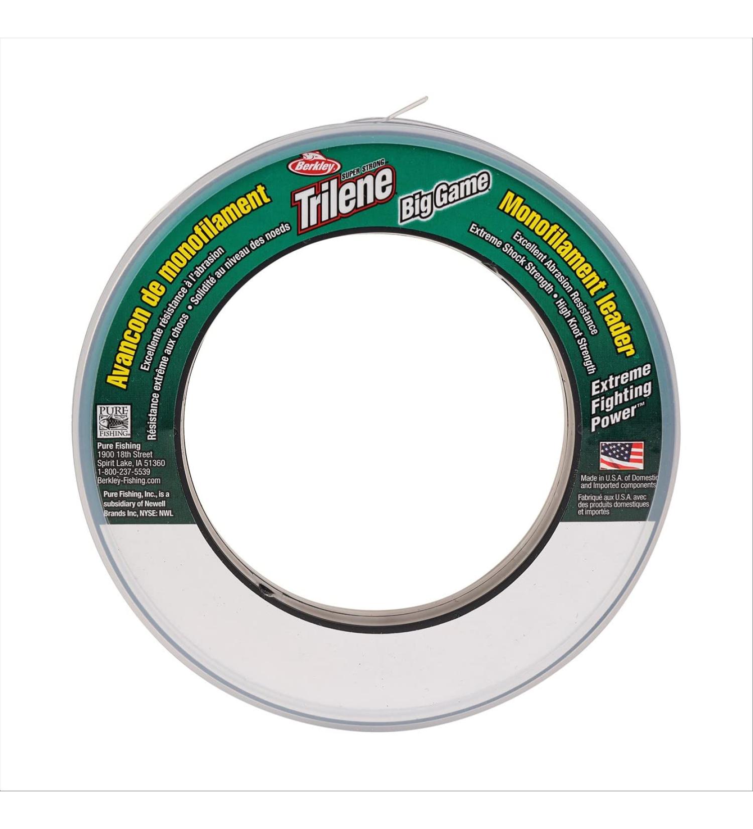 Berkley Trilene Big Game Mono Leaders 40lb 55yd Clear | Monofilament Fishing Leader - Buy Online on SooperMarket.com