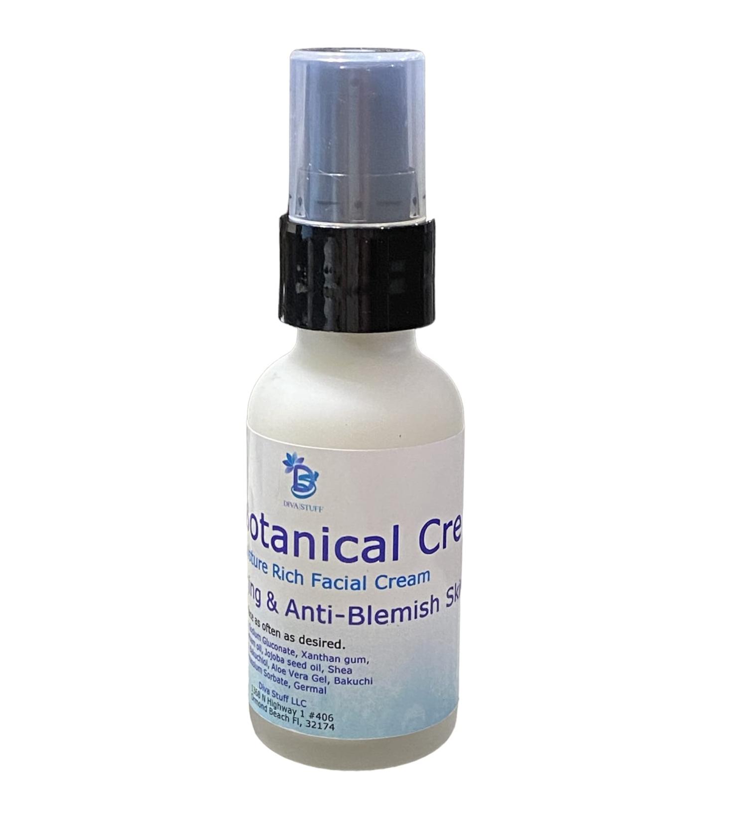 Moisture Riche Botanicals Anti-Aging and Anti-Blemish Moisturizing Face Cream 1 Ounce