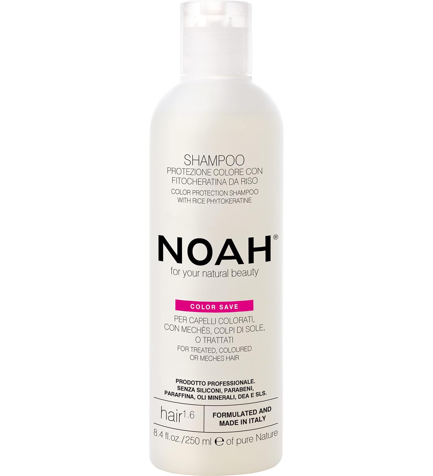 Noah 1.6 Color Protecting Shampoo - Eco-Friendly Sulfate-Free Vegan Keratin Care with Rice Protein & Ylang-Ylang 8.45 fl. oz - Buy Online on SooperMarket.com