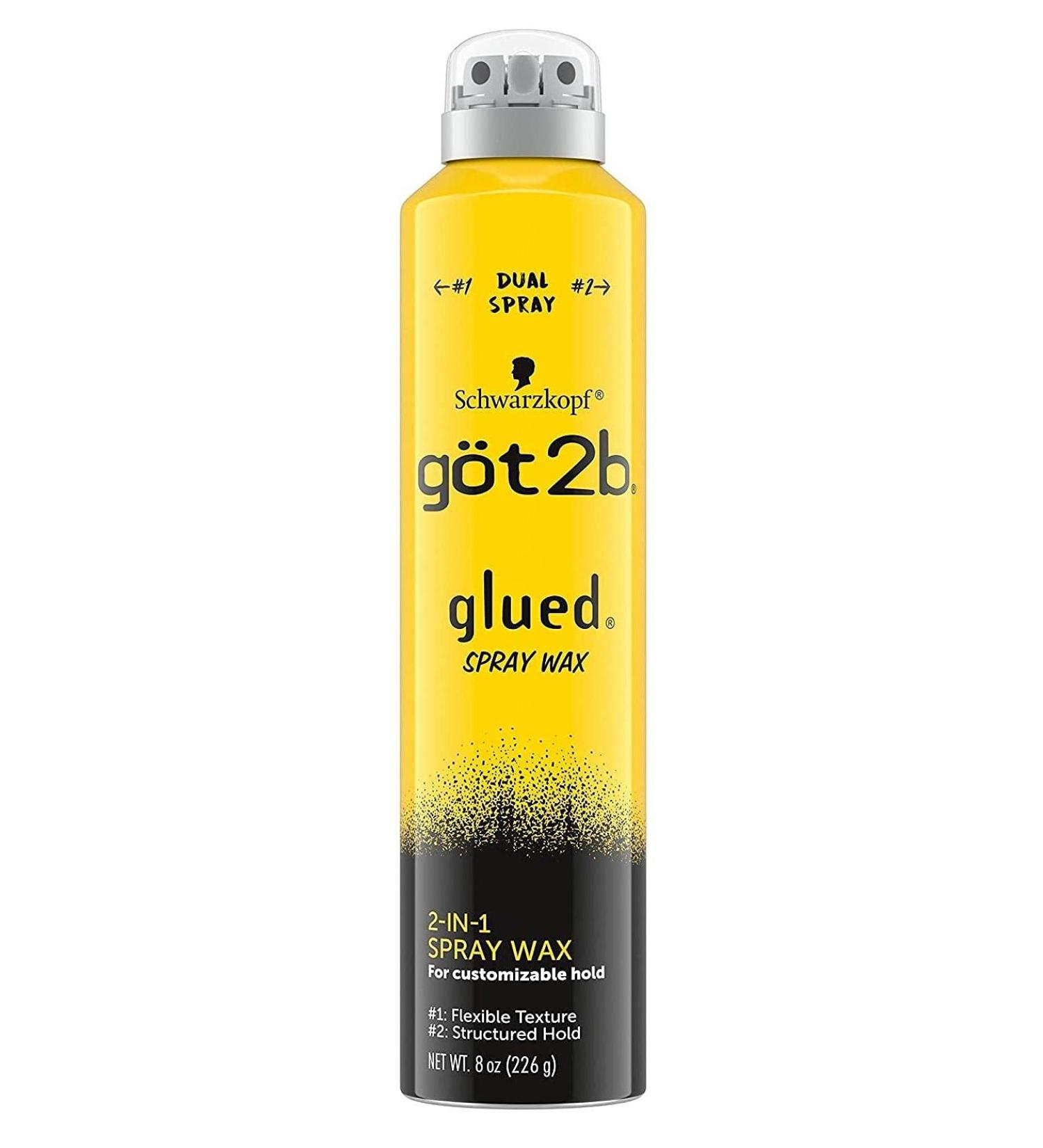 Got 2B Glued Spray Wax 2-In-1 8 Ounce (Pack of 3)