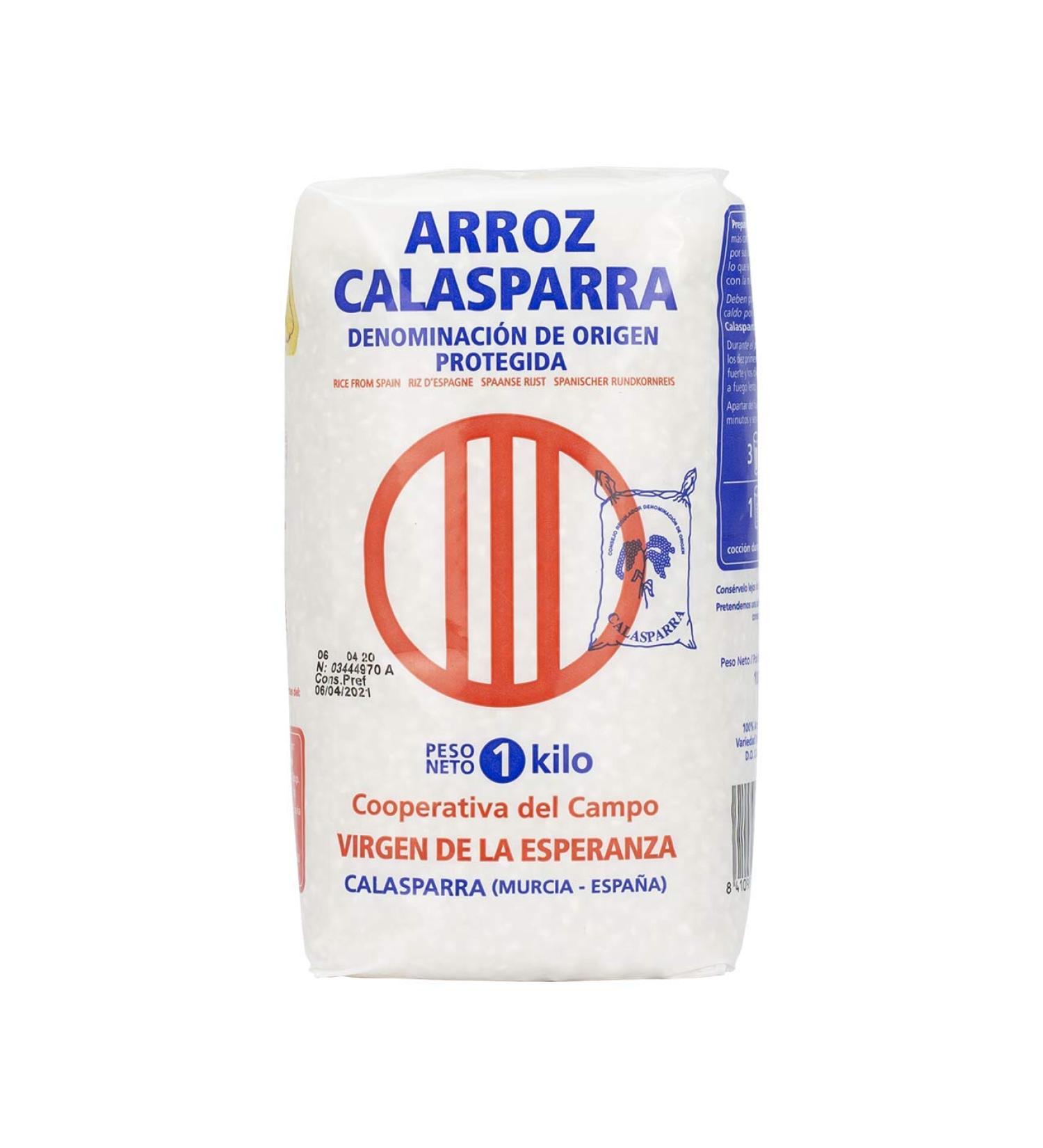 Calasparra White Paella Rice D.O.P. 1kg - Buy Online on SooperMarket.com