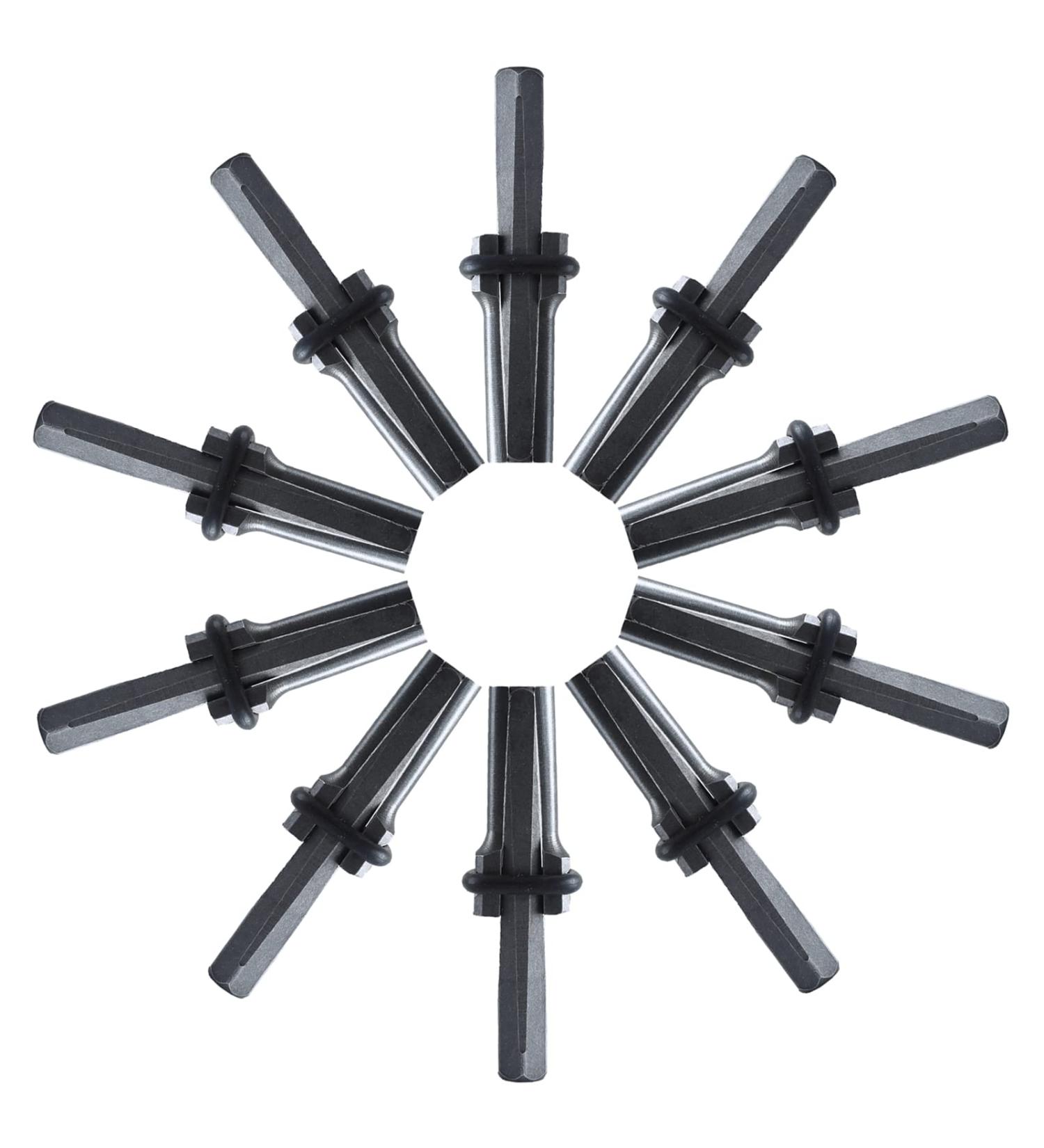FLK Tech 10 Set 5/8 Plug Wedges and Feather Shims - Splitter Hand Tools 16mm - Buy Online on SooperMarket.com