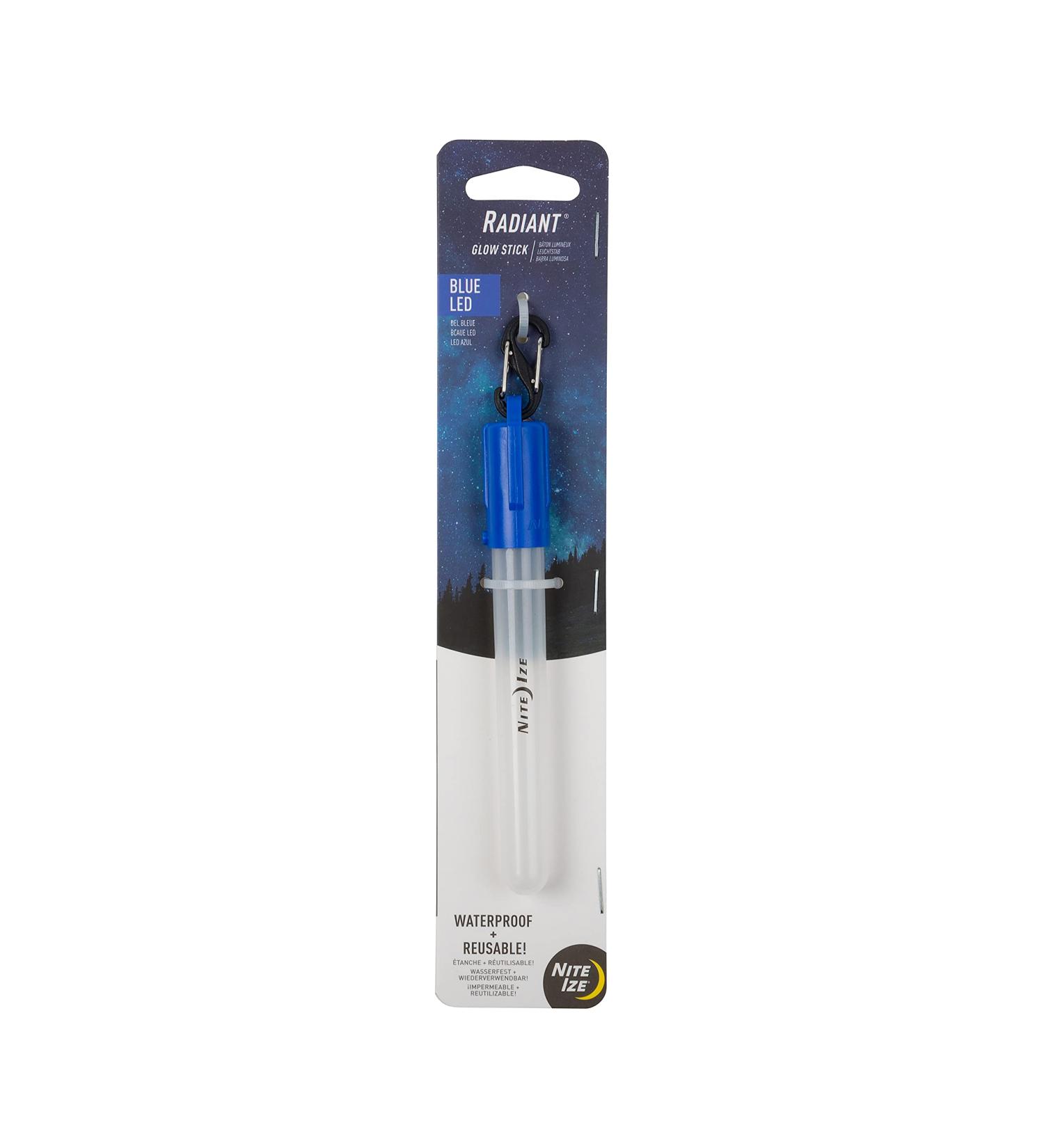 Nite Ize LED Mini Glowstick - Bright & Reusable Blue LED Glowstick for Compact Illumination - Buy Online on SooperMarket.com
