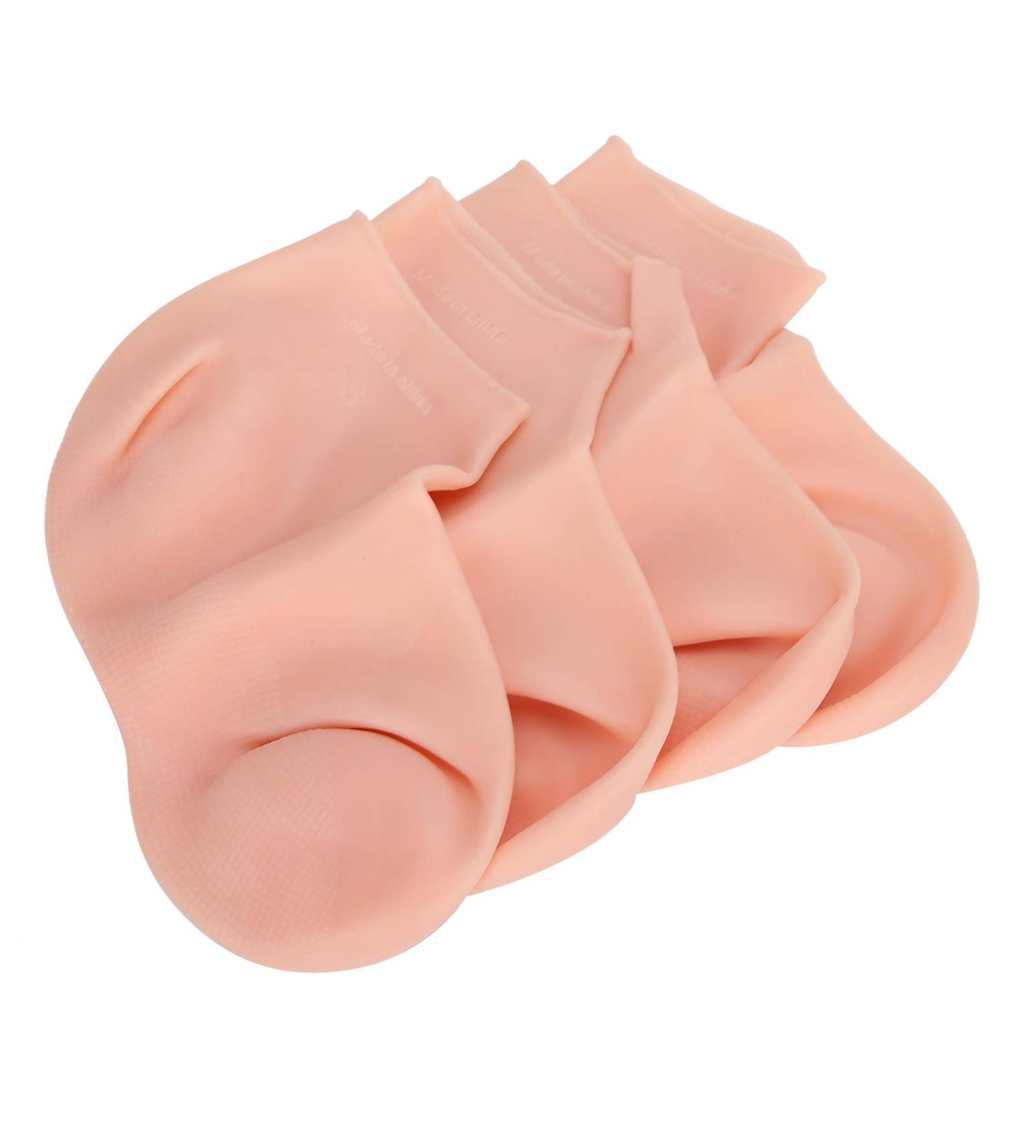 Verdant Touch Foot Protectors Socks Moisturizing Foot Care Socks 2 Pairs Exfoliating Anti-Cracking Elastic Socks XL (42-44) - Buy Online on SooperMarket.com