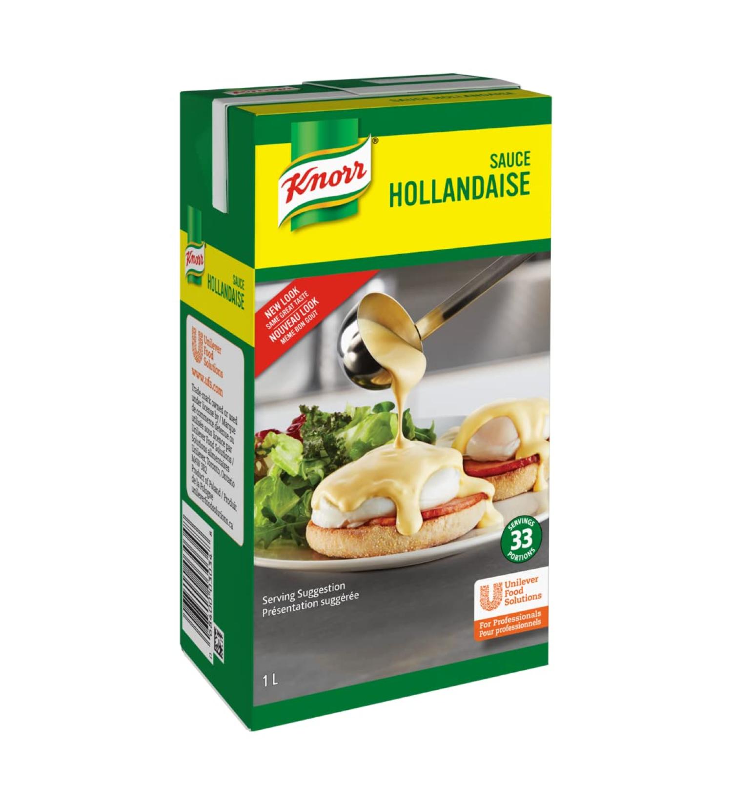 Knorr Professional Hollandaise Sauce Liquid Ready-To-Use 1L - Buy Online on SooperMarket.com