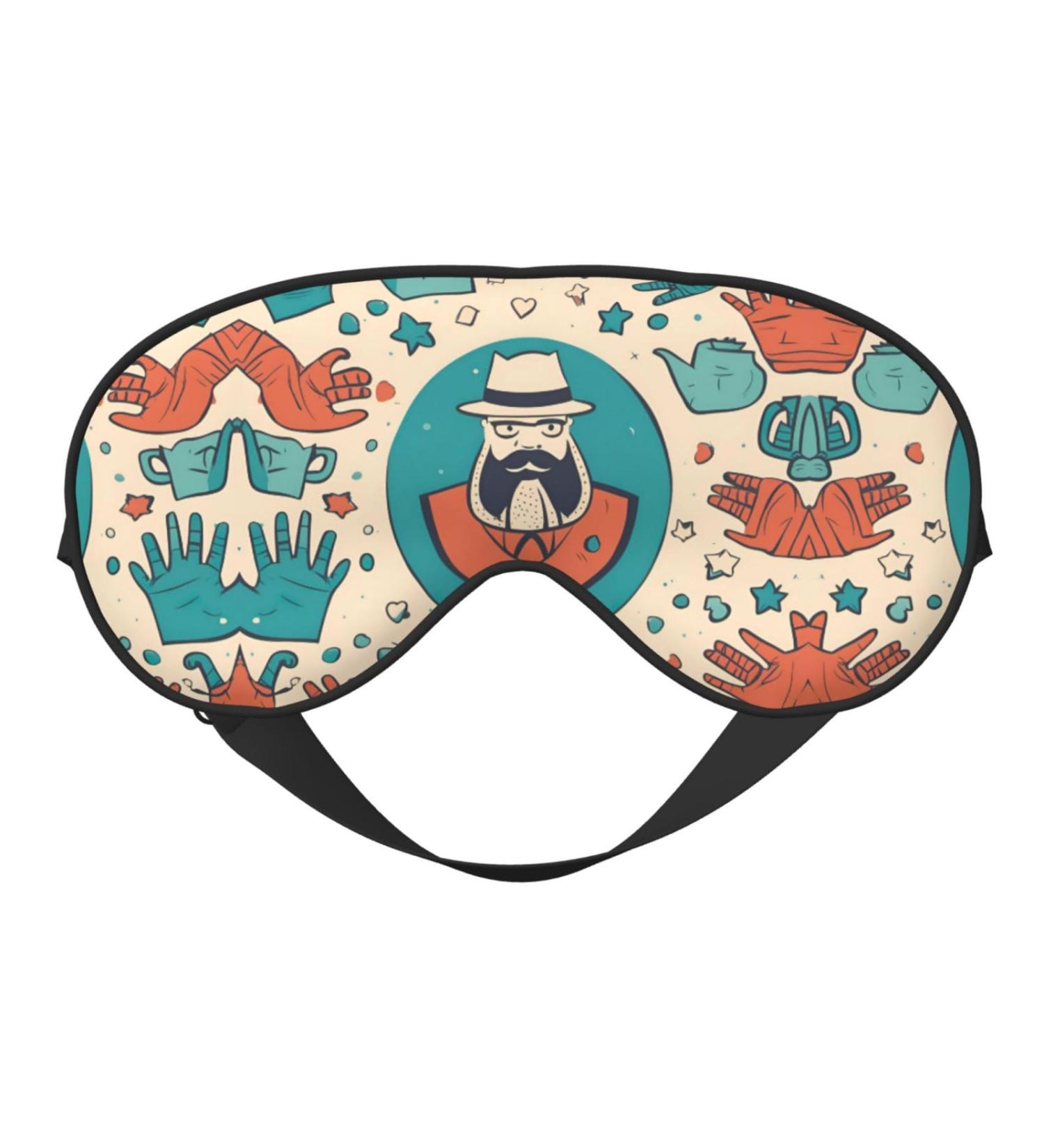 Handcrafted Father's Day Soft Sleep Eye Mask | Breathable Travel Eye Patch for Women - Perfect Relaxation Gift - Buy Online on SooperMarket.com