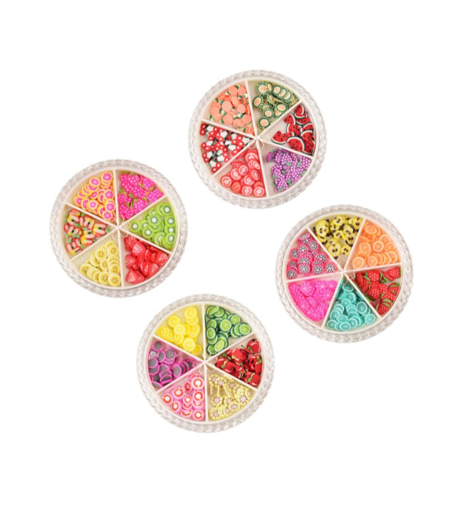 PLAFOPE 4 Box Manicure Decals Fingernail Decals Slice Nail Decoration DIY Nail Slice Decorations Self-adhesive Nail Decals Cellphone Decoration Nail Art Stickers Fruit Nail Stickers - Buy Online on SooperMarket.com