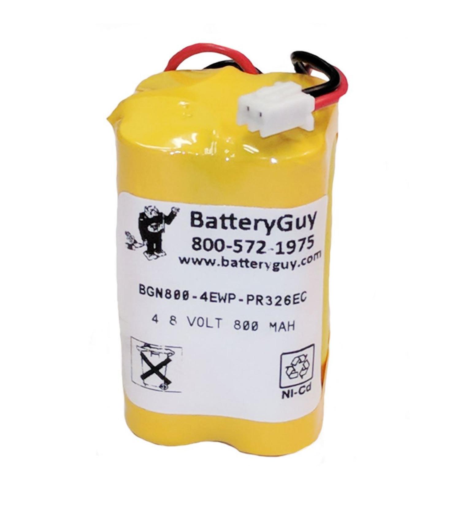 BST Ni-Cd AA500mAh 4.8V Replacement 4.8V 900mAh Nickel Cadmium Battery Brand Equivalent (Rechargeable)