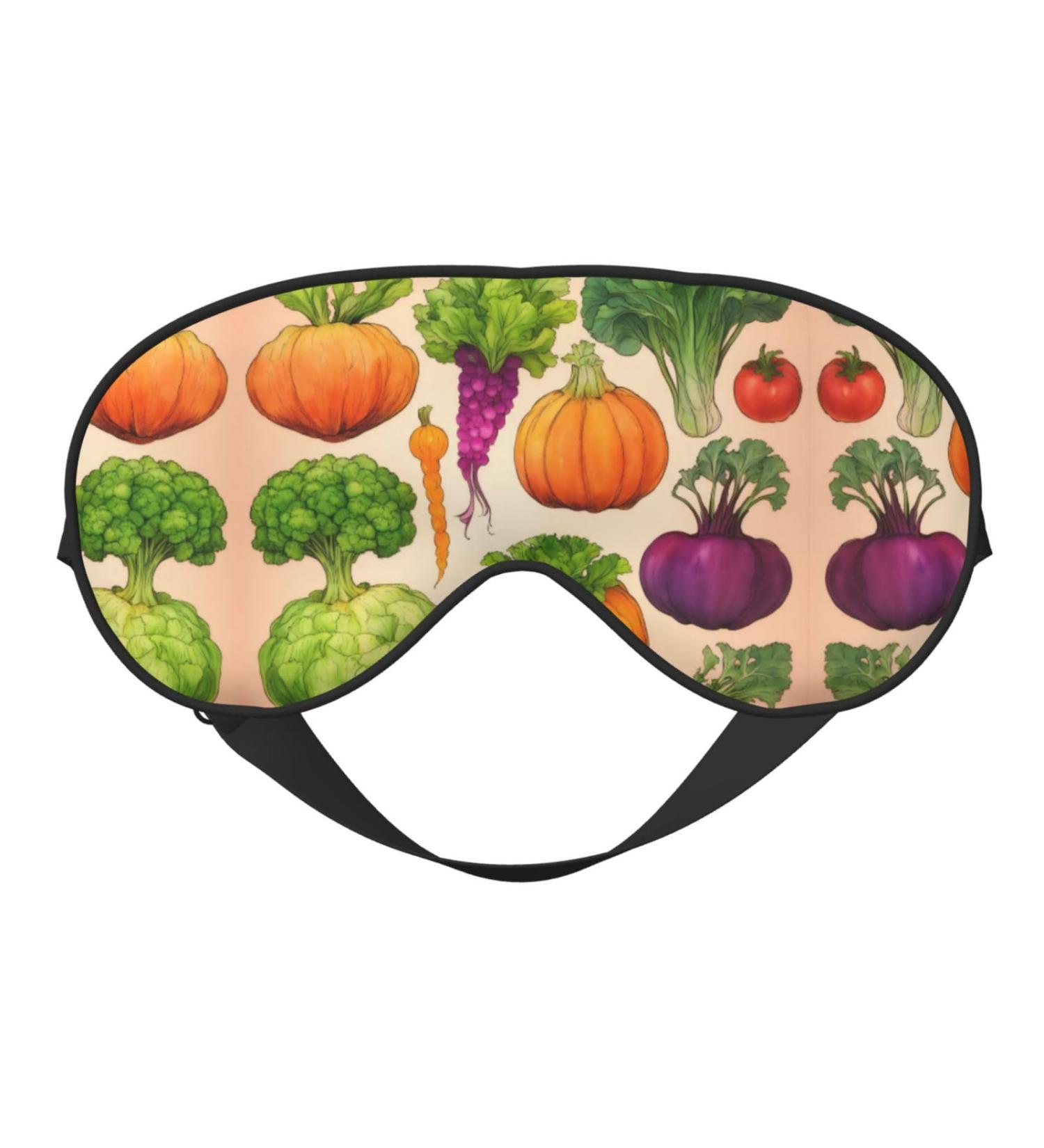 Buy Fruit and Vegetable Sleep Mask - Adjustable Breathable & Fashionable Eye Mask for Optimal Comfort | International Shipping Available - Buy Online on SooperMarket.com