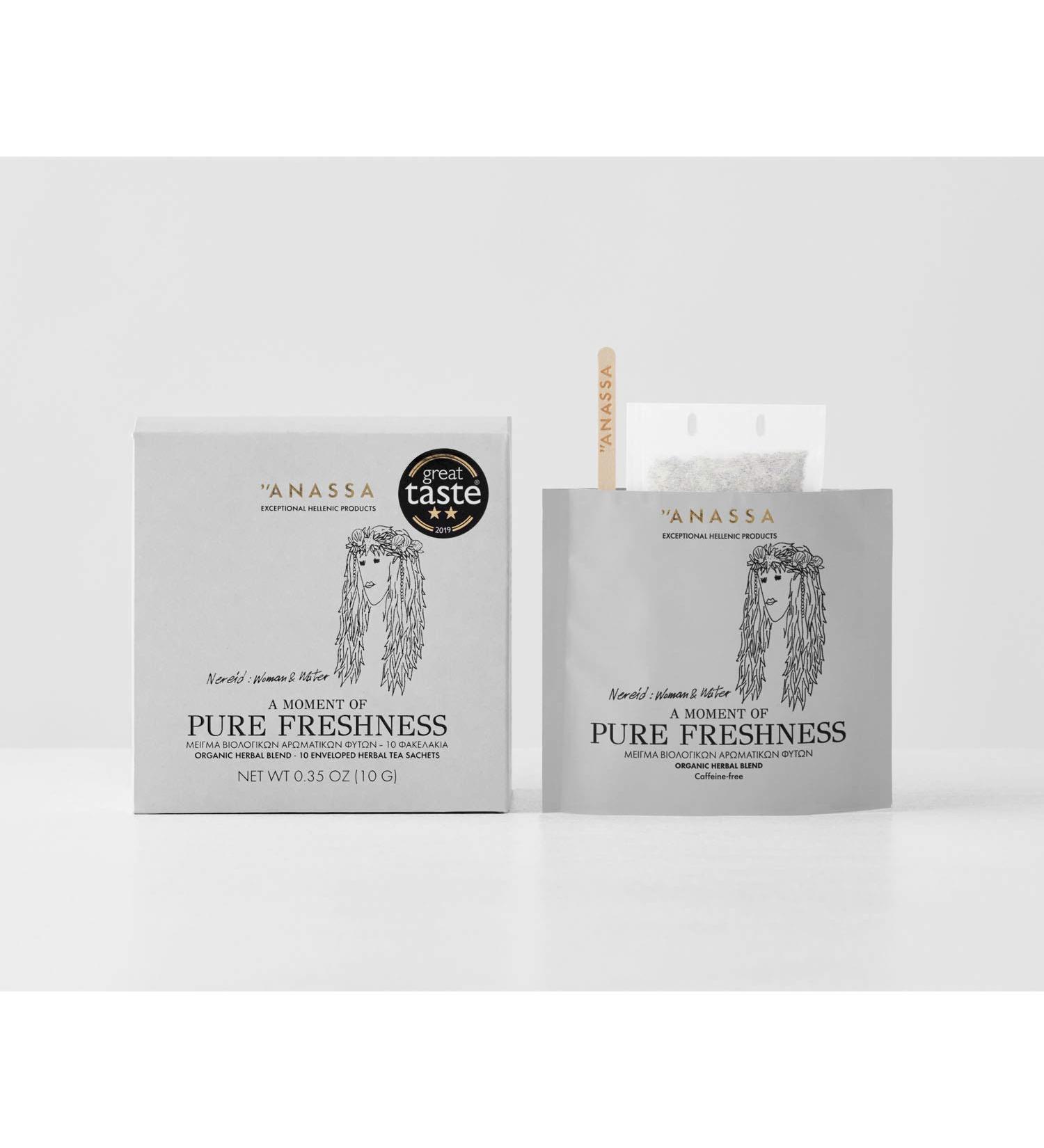 A Moment of Pure Freshness 10 Herbal Tea Sachets - Buy Online on SooperMarket.com