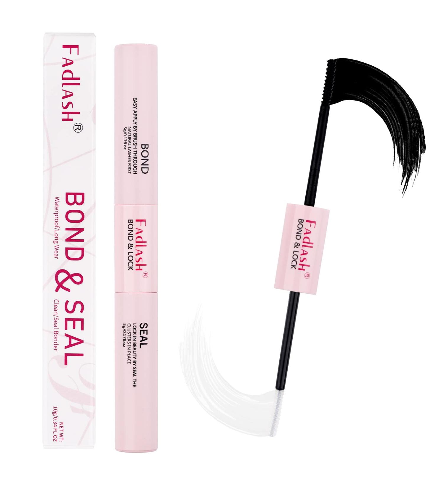 Lash Bond & Seal Cluster Glue Kit | Strong Hold | Latex-Free | DIY Eyelash Extension Kit for Sensitive Eyes - Buy Online on SooperMarket.com