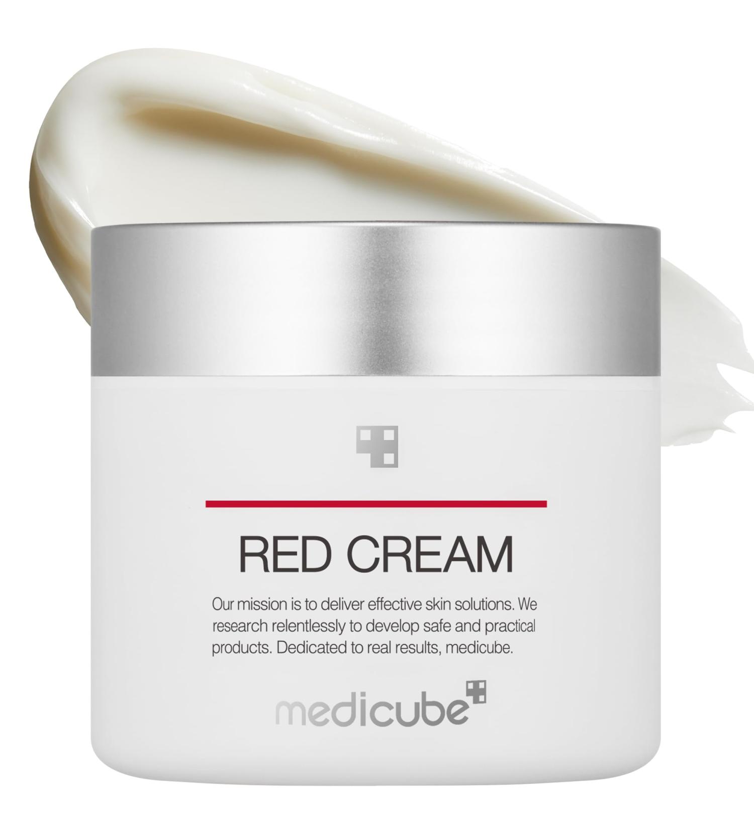 Medicube Red Cream 2.0 | Soothing Acne Treatment | BHA Niacinamide & Adenosine | Non-Comedogenic Korean Skincare (1.69fl.oz - Buy Online on SooperMarket.com