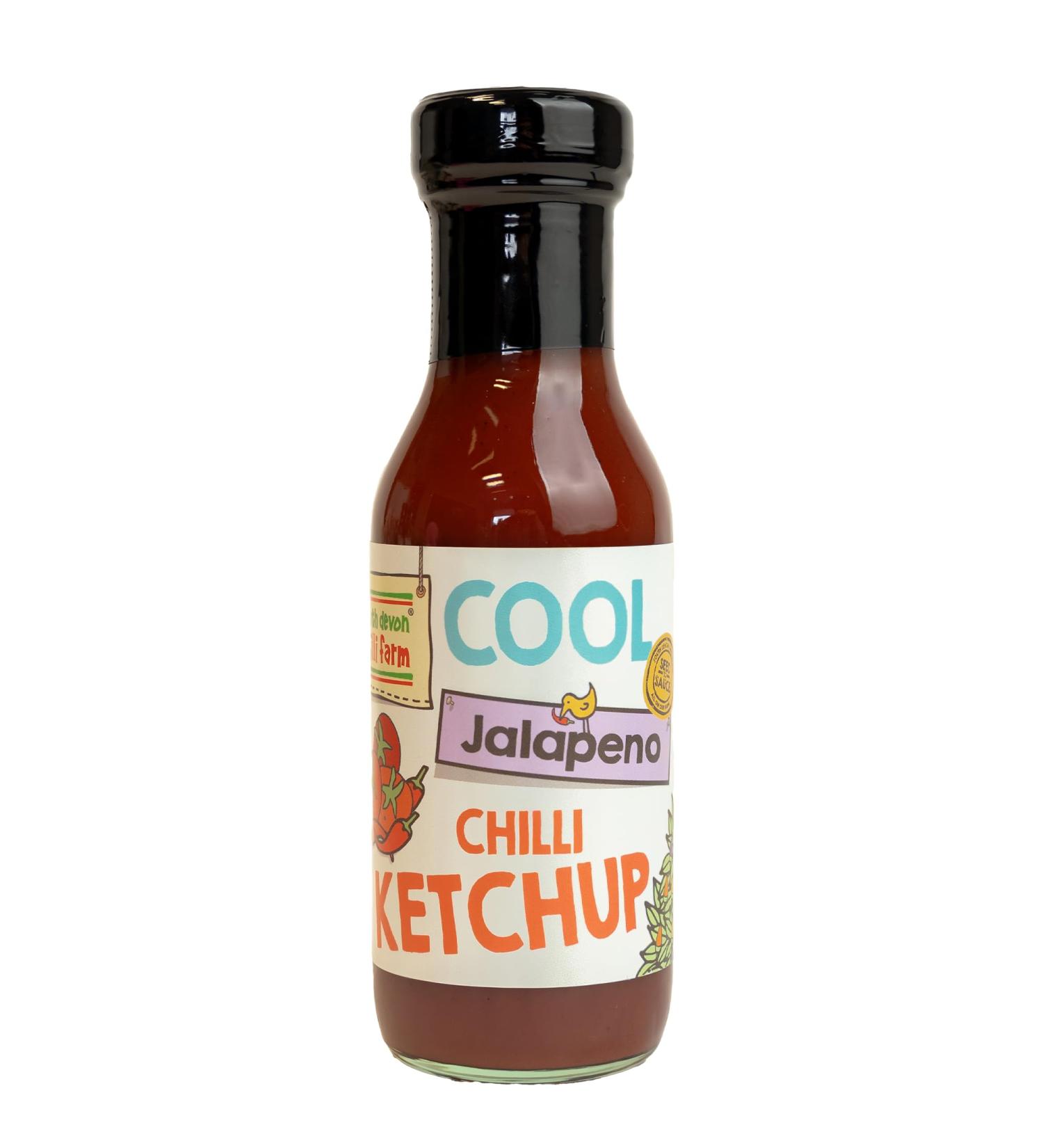South Devon Chilli Farm | Cool JALAPENO Chilli Ketchup Homegrown Gluten-free Vegan-friendly Our MILDEST Ketchup (Single) - Buy Online on SooperMarket.com